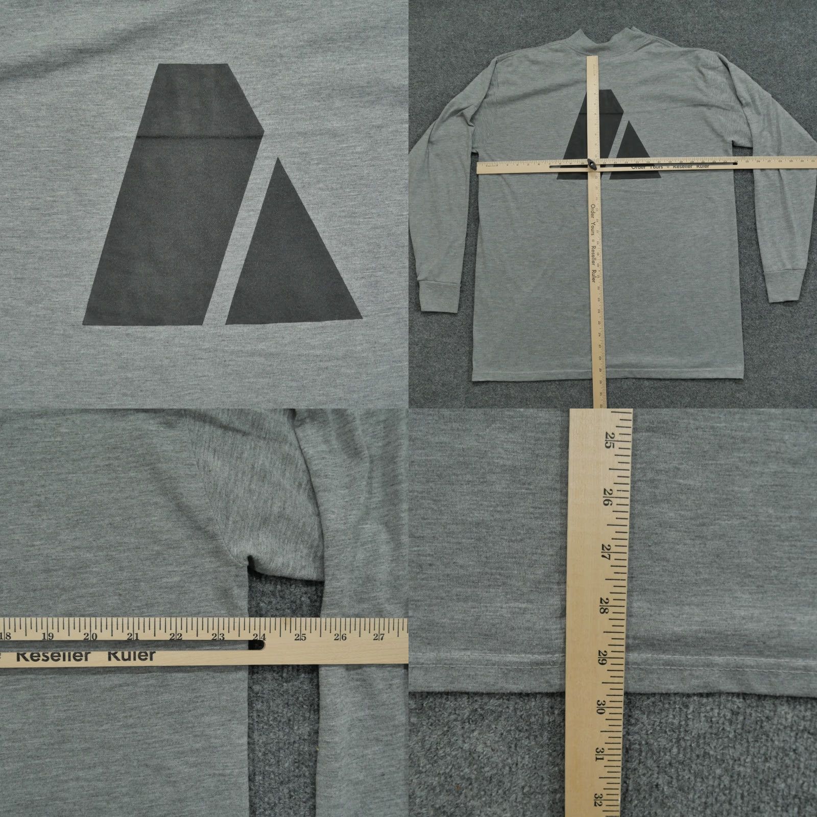Spell VINTAGE Army T Shirt Adult XL Grey Spell Out Logo Distressed 90s Mens Size US XL / EU 56 / 4 - 8 Thumbnail