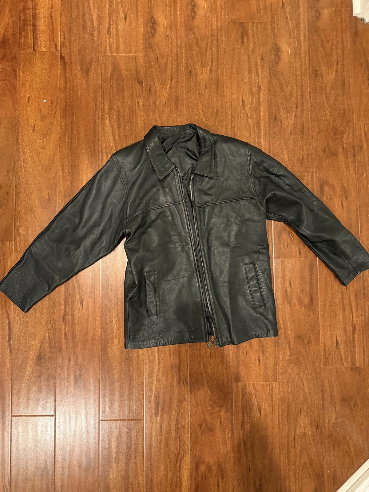Vintage Vintage black leather jacket Size US S / EU 44-46 / 1 - 2 Thumbnail