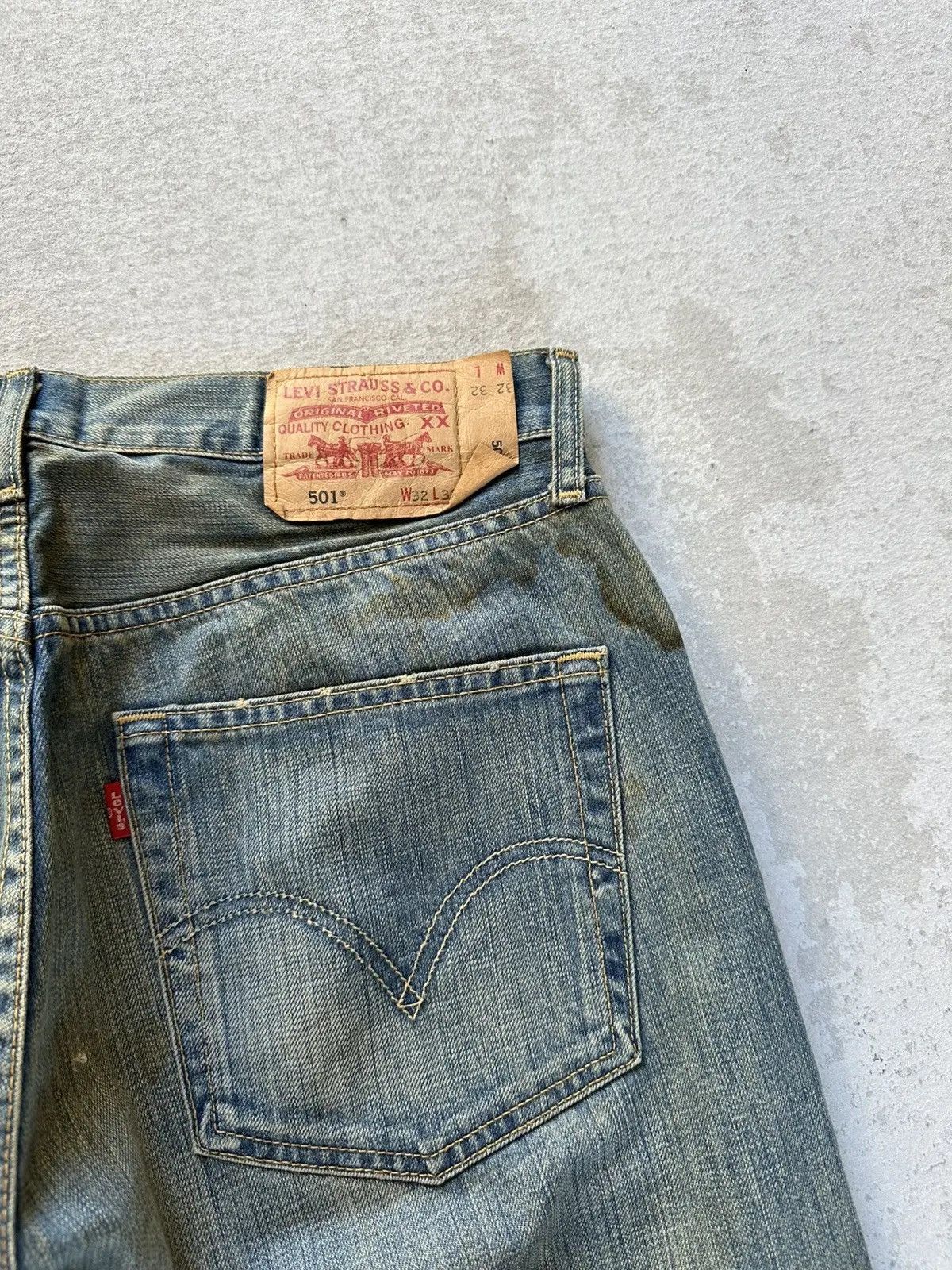 Levi's W33 L32 🔥🔥 Vintage LEVI’S 501 Jeans Rusty Denim Pants Size US 33 - 15 Thumbnail