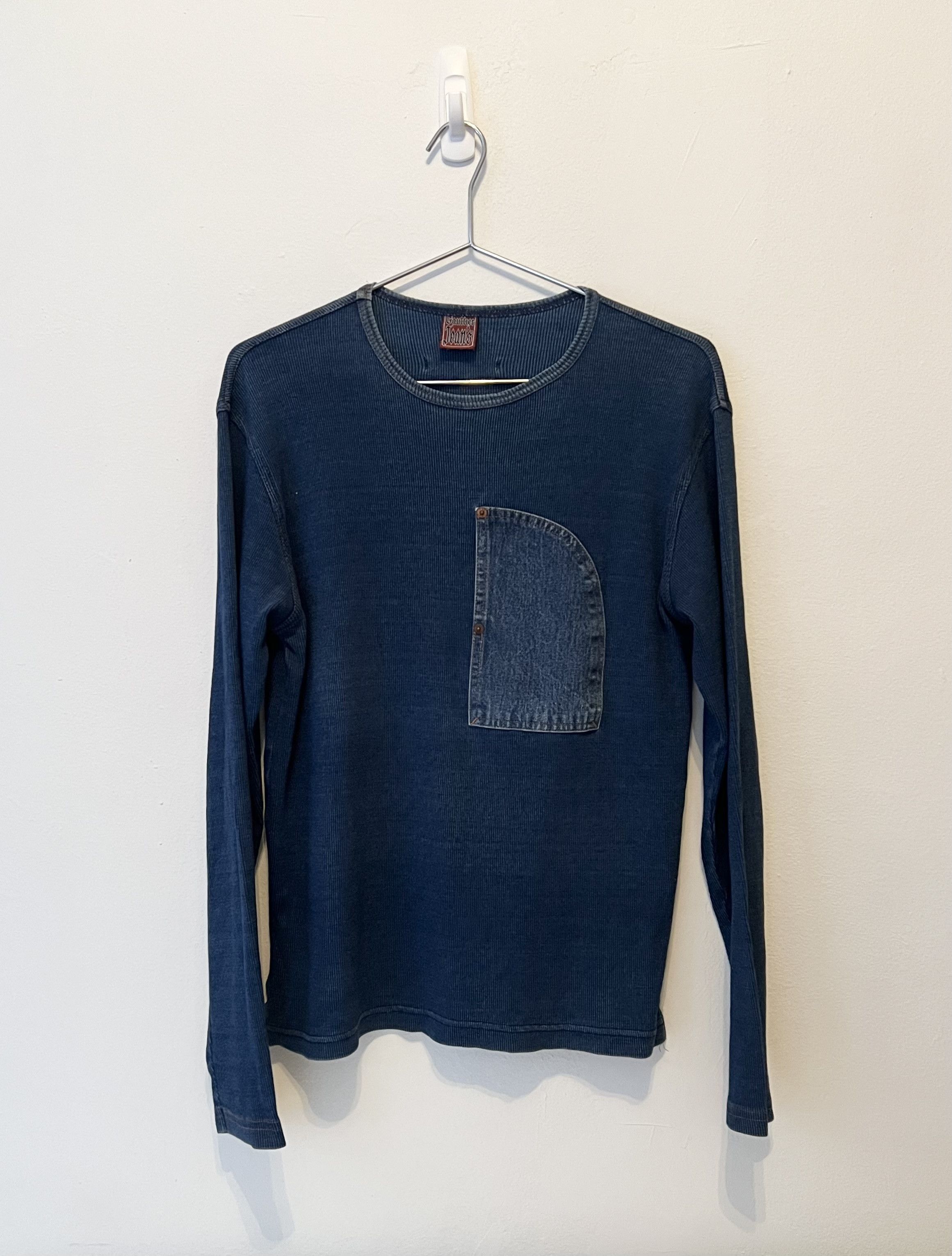 Jean Paul Gaultier JPG long sleeve denim patch shirt Size US M / EU 48-50 / 2 - 1 Thumbnail