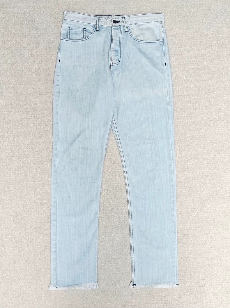 Enfants Riches Deprimes Enfants Riches Deprimes Slogan Leather Destroy Light Blue J Size US 31 - 2 Thumbnail