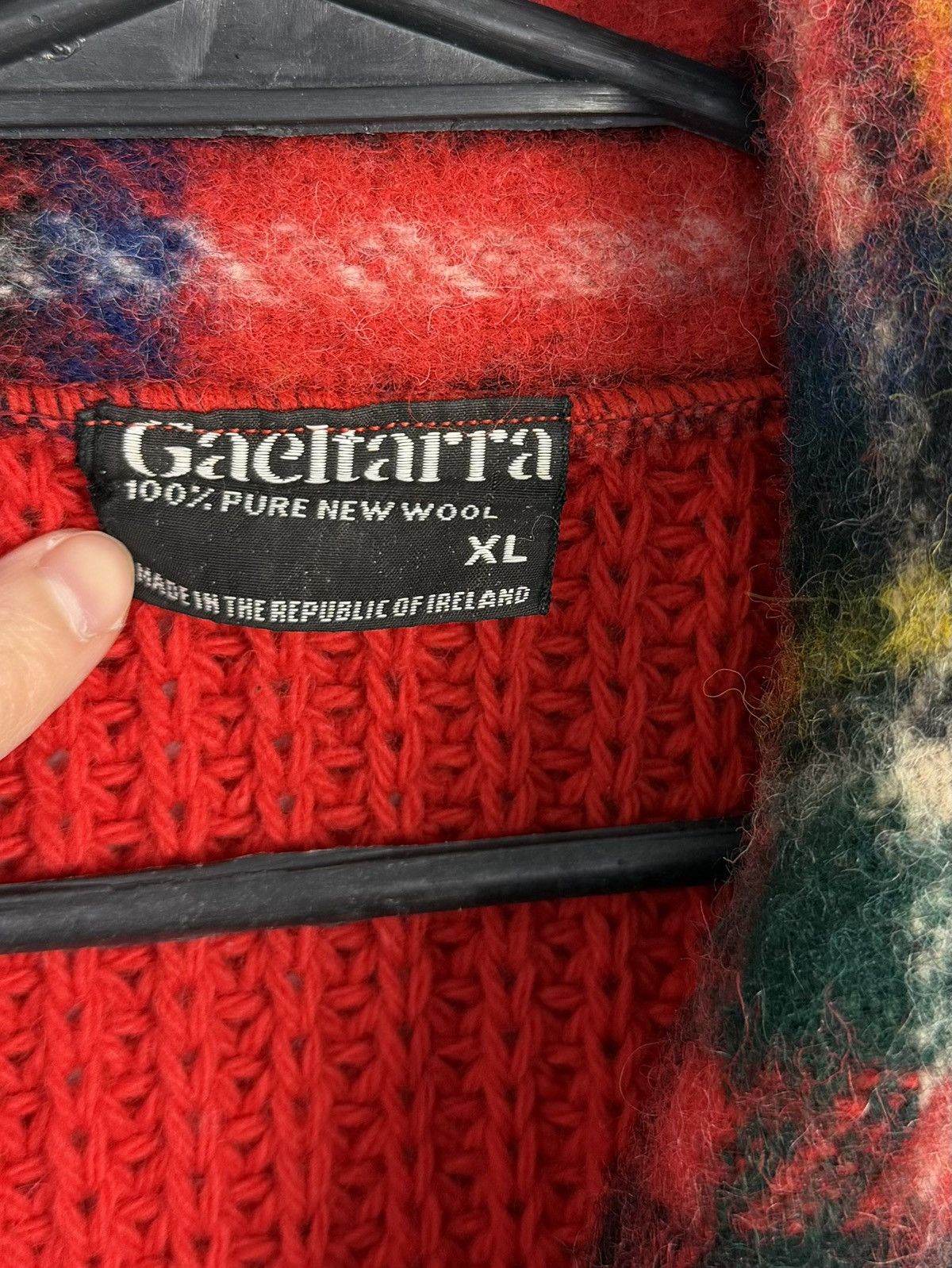 Other Unique Gaeltarra Tartan Wool Sweater 100% Pure Wool Irelan Size US XL / EU 56 / 4 - 3 Thumbnail