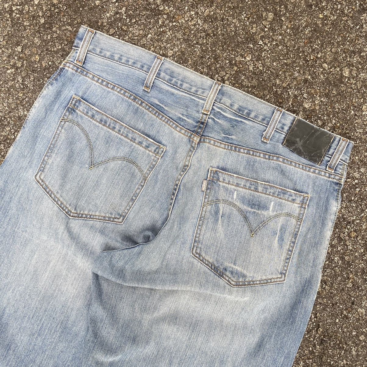 Levi's Crazy Vintage Y2K Levi’s Silvertab Baggy Jeans Wide Leg JNCO Size US 39 - 6 Thumbnail