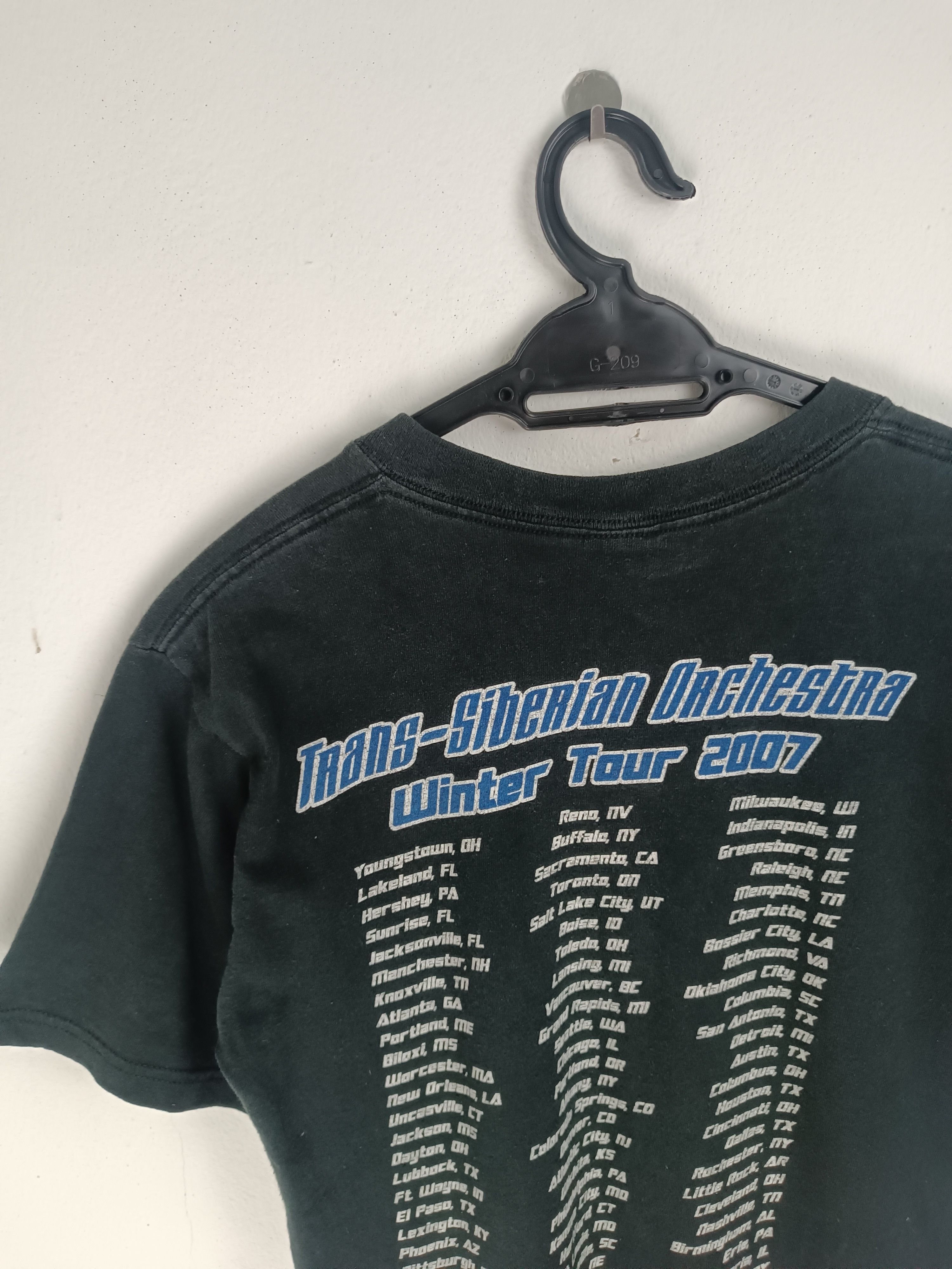 Band Tees VINTAGE '07 TRANS-SIBERIAN ORCHESTRA testament creed nirvana Size US S / EU 44-46 / 1 - 12 Thumbnail