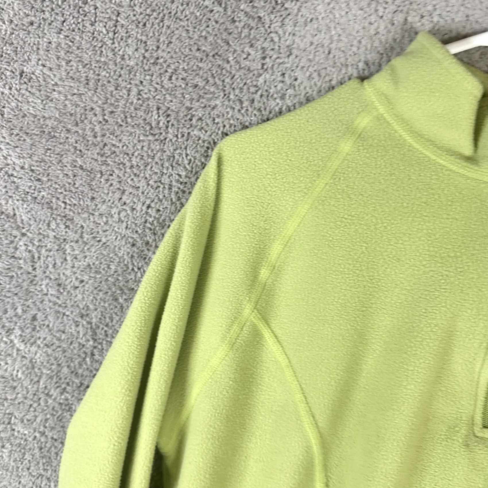 Vintage L.L.Bean Fleece Jacket Womens Large Green 1/4 Zip Pullover Soft Warm Outdoor Jacket Womens L Green 1/4 Zip Fleece Lightweight Casual Travel Size L / US 10 / IT 46 - 5 Thumbnail
