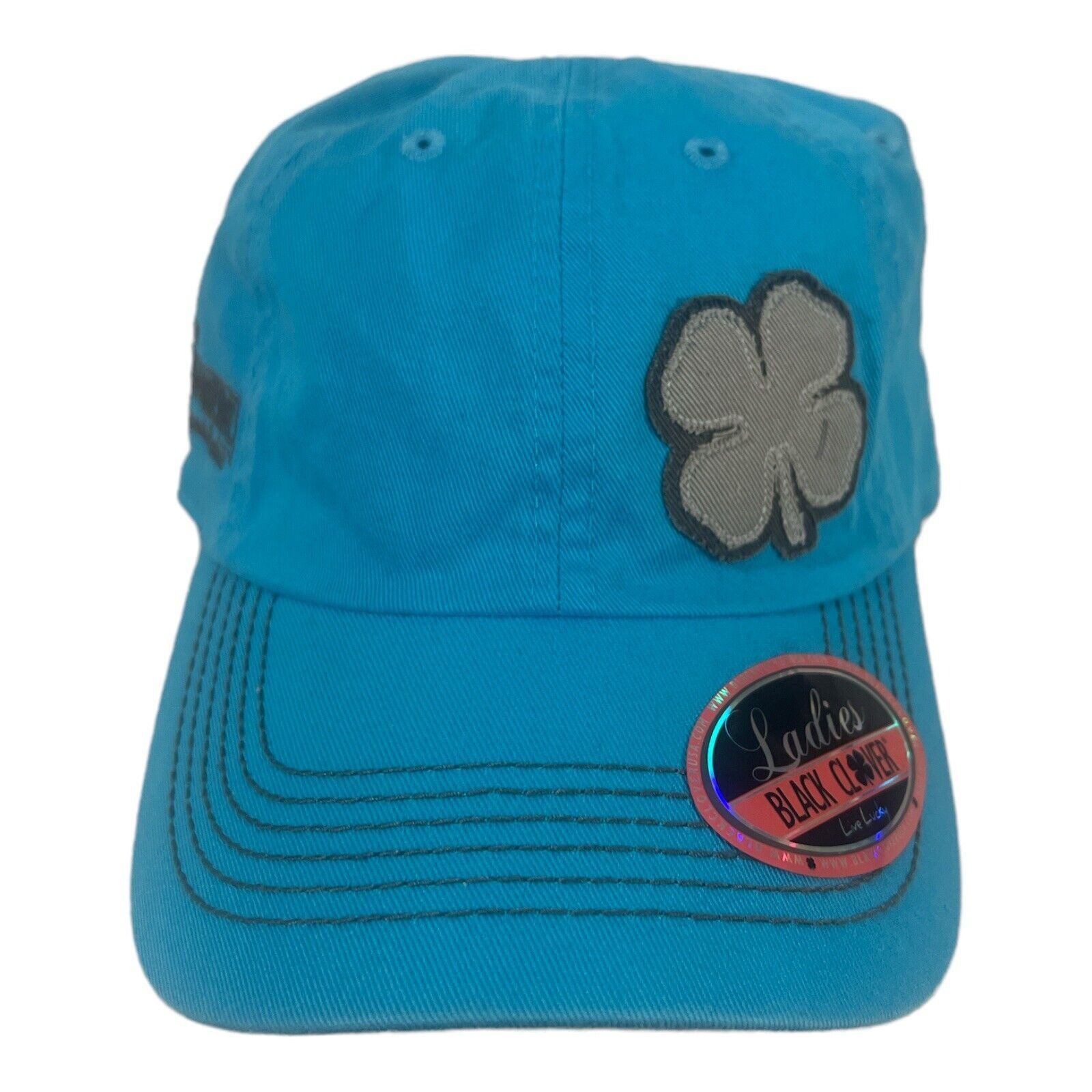 Other Live Lucky Black Clover Adjustable golf Hat Cap Ladies Coll Size ONE SIZE - 2 Thumbnail