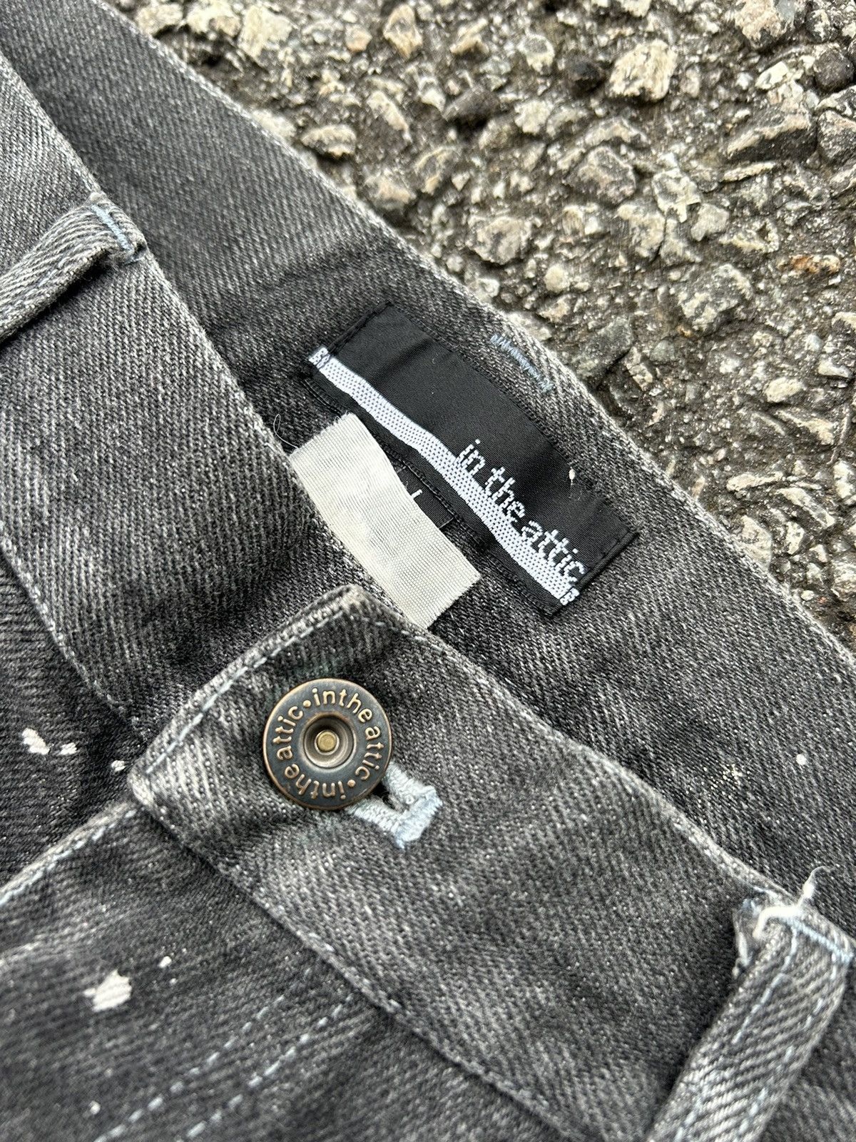 In The Attic in The Attic Poem Denim Junya Watanabe CDG☠️🎌☠️ Size US 32 / EU 48 - 10 Thumbnail
