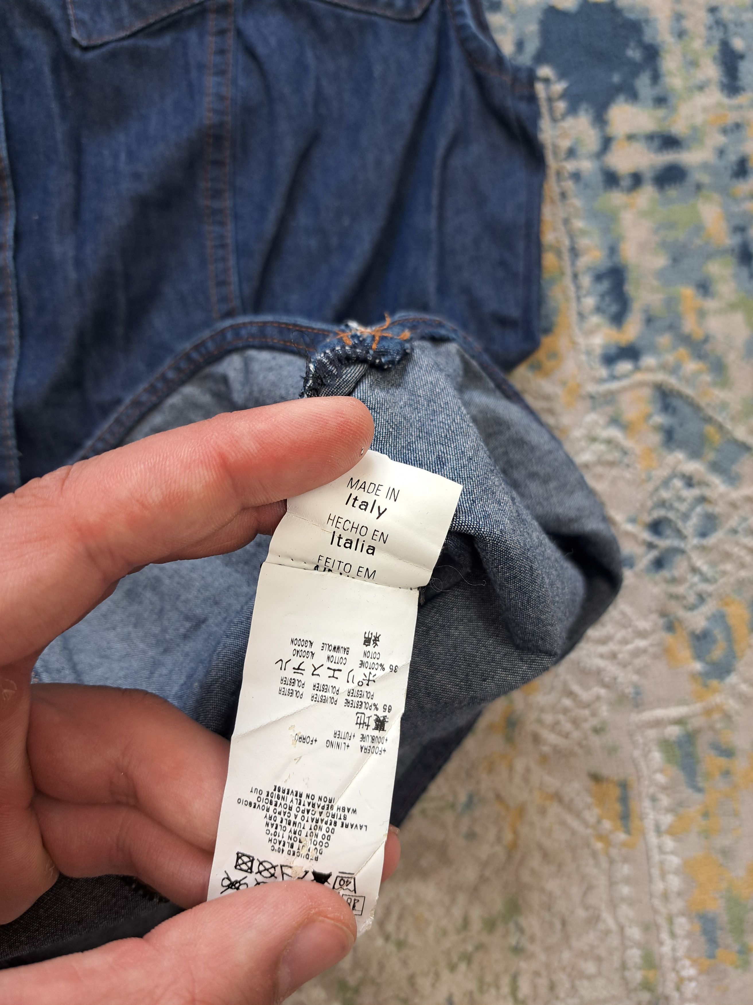 Alexander McQueen Alexander McQueen Denim Button Up Sleeveless Blouse Size M / US 6-8 / IT 42-44 - 6 Thumbnail