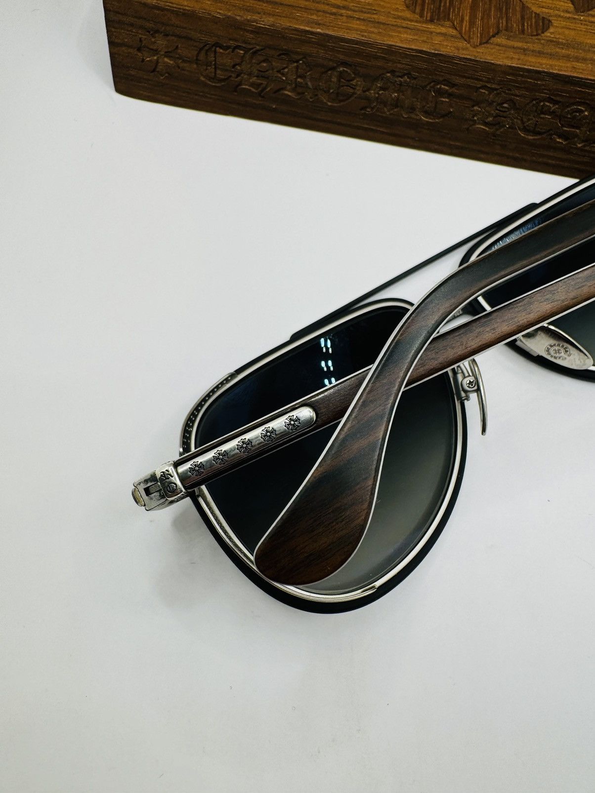 Chrome Hearts Chrome Hearts Wood Preyank Sunglasses Size ONE SIZE - 5 Thumbnail