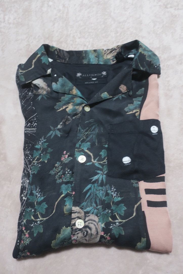 Allsaints Rlaxed Fit Repurpose Mixed Print Shirt Size US S / EU 44-46 / 1 - 10 Thumbnail