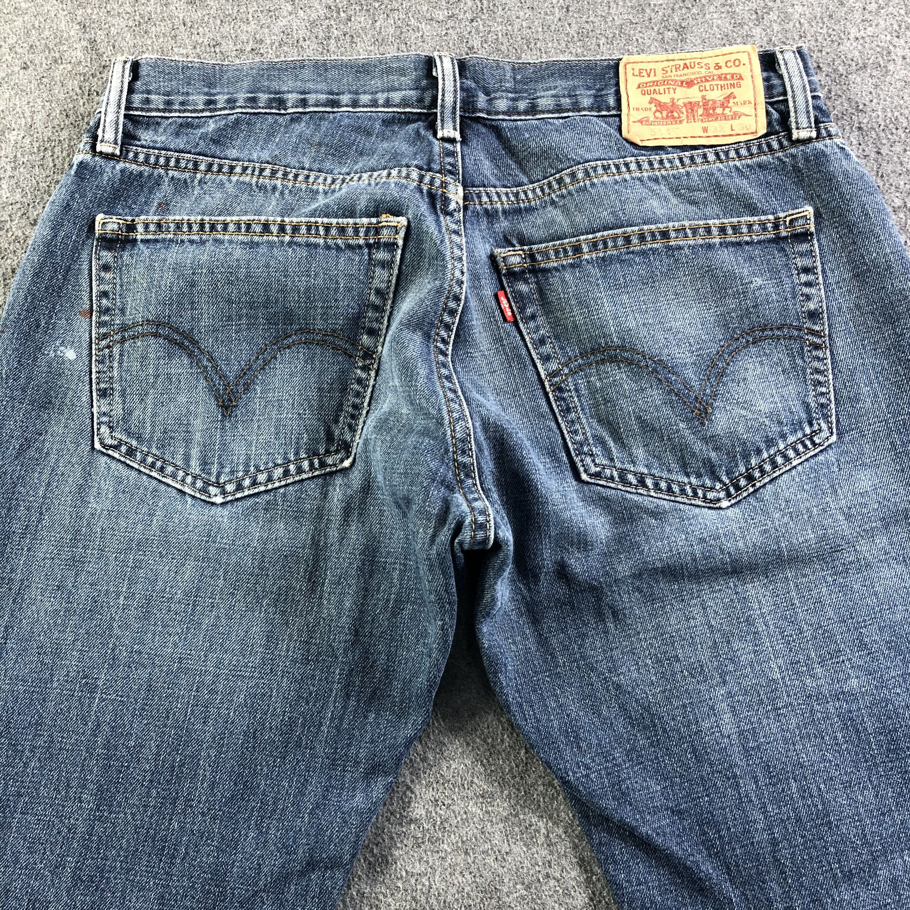 Levi's Vintage Blue Wash Levis 514 Jeans-J3506 Size US 33 - 4 Thumbnail