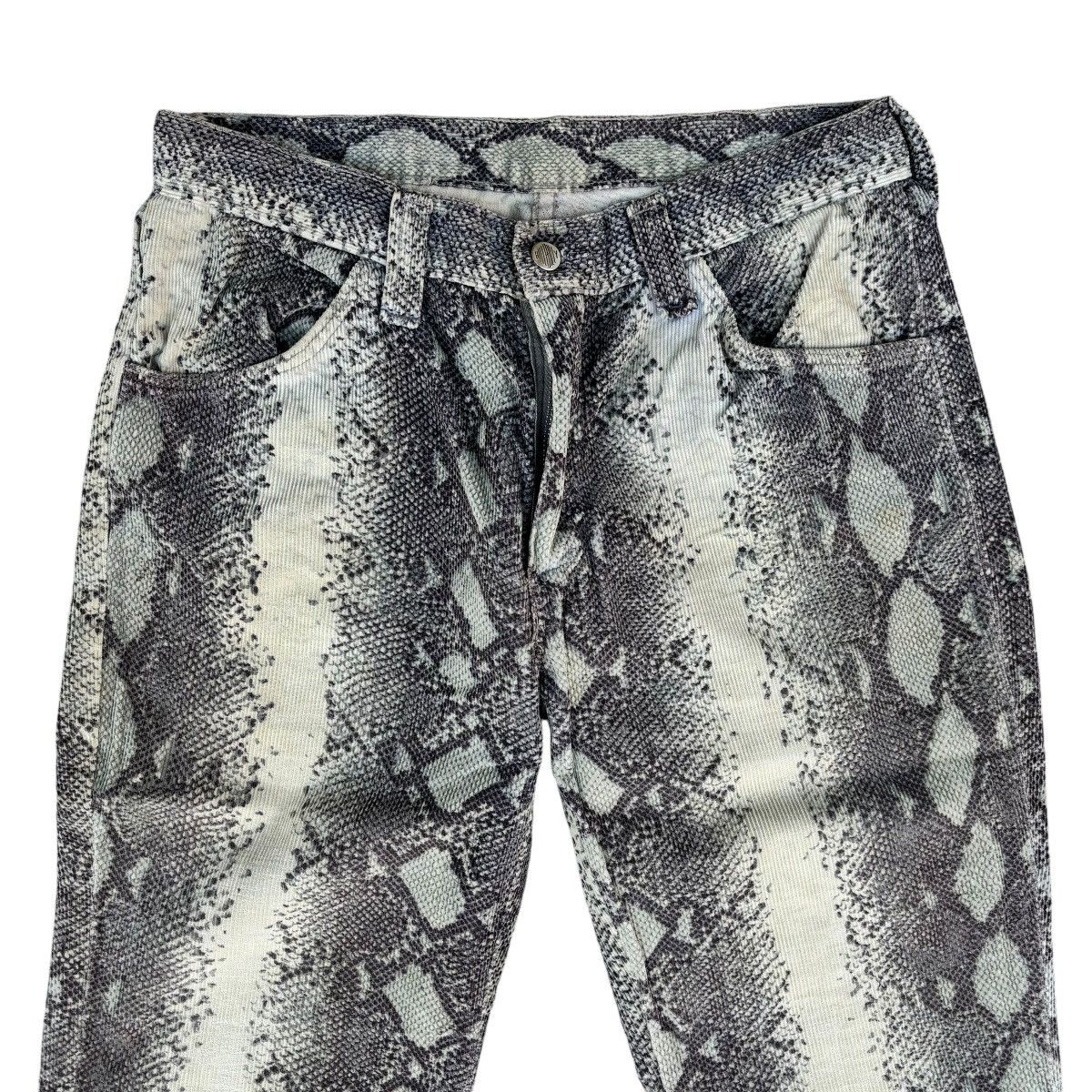 Hysteric Glamour × If Six Was Nine × Japanese Brand Vintage Snakeskin flared pant Size 30" / US 8 / IT 44 - 2 Thumbnail