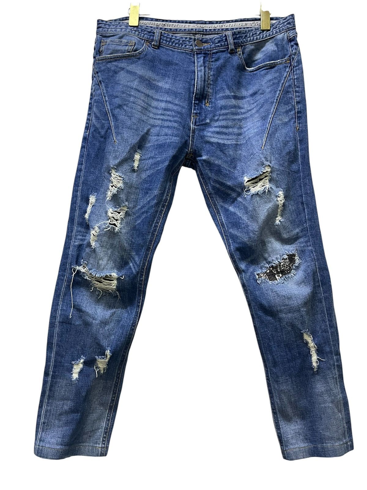 Number (N)ine Number N(ine) Skiny Jeans Distressed Size US 33 - 2 Thumbnail