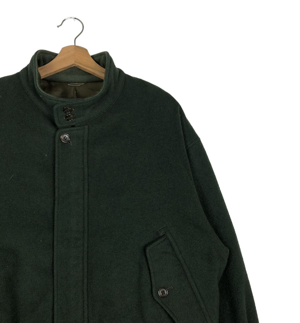 Vintage 🔥VINTAGE WOOL BOMBER JACKET INTERMEZZO JAPAN MADE Size US L / EU 52-54 / 3 - 6 Thumbnail