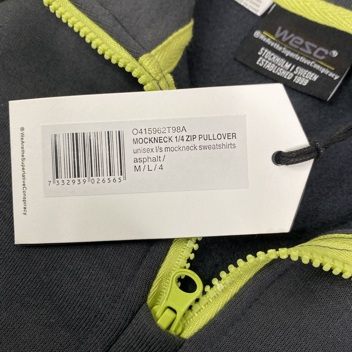 WeSC WESC Pullover Hoodie Jacket Pockets Gray Unisex M/L NWT Size L / US 10 / IT 46 - 5 Thumbnail