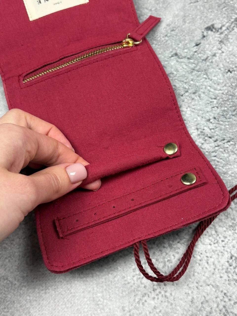 Sezane Flat Jewelry Pouch Sézane rare luxury Size ONE SIZE - 9 Thumbnail