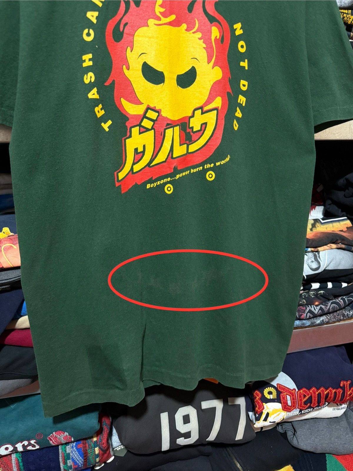 Vintage Vintage 90’s Boyzone Thrash Can Not Dead T-Shirt Y2K Hype Size US XL / EU 56 / 4 - 8 Thumbnail