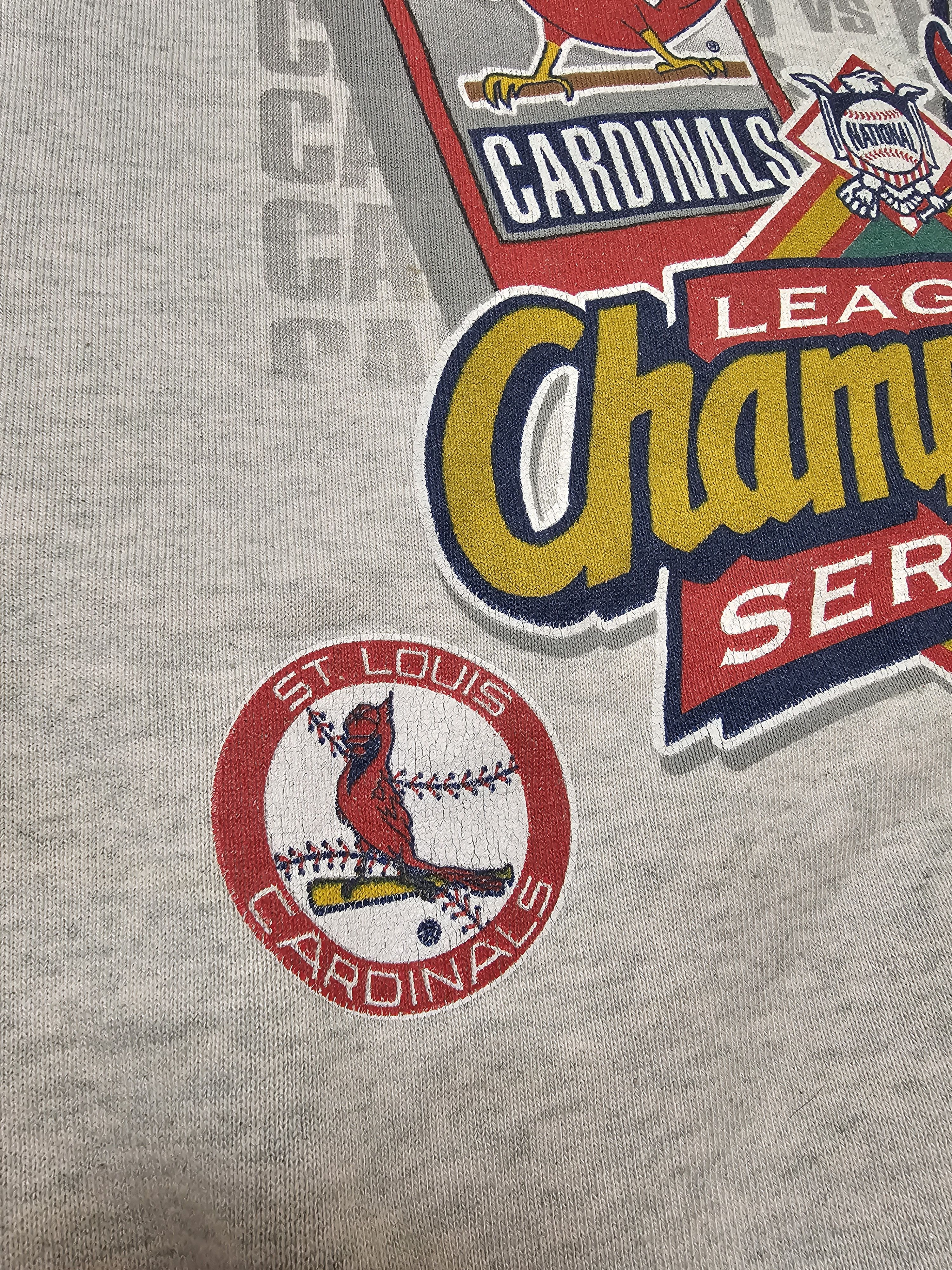 All Sport × Vintage ST.LOUIS CARDINALS 1996 ATLANTA BRAVES BASEBALL SWEATSHIRT Size US M / EU 48-50 / 2 - 5 Thumbnail