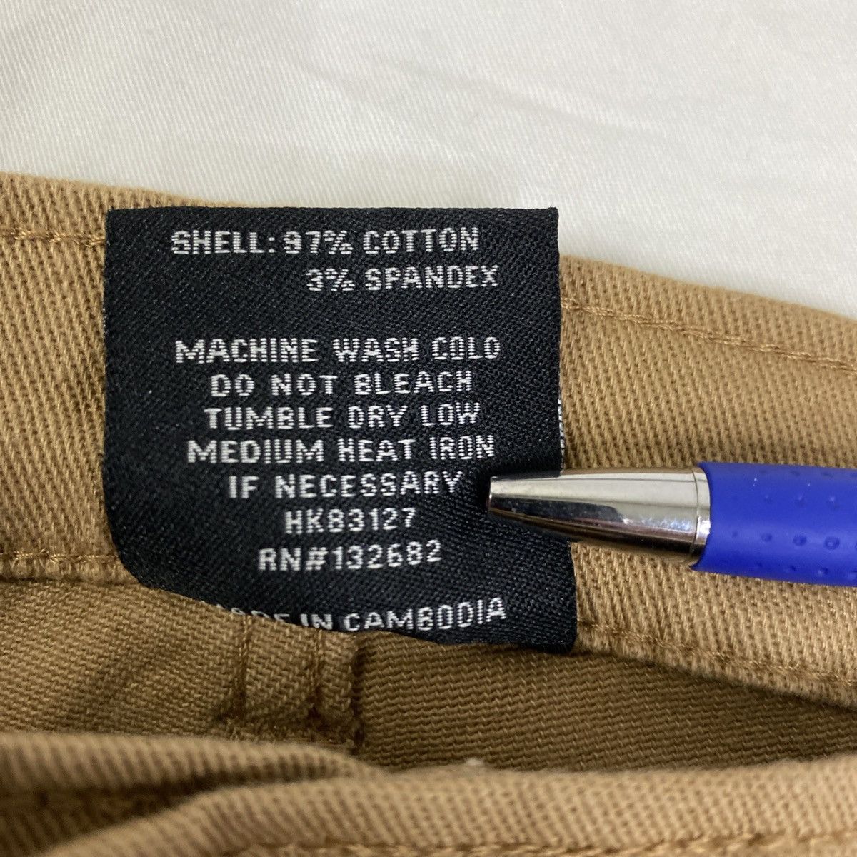 DELUXE Original Deluxe Mens Work Pants Rugged Khaki 38x30 NWT Size US 38 / EU 54 - 9 Thumbnail