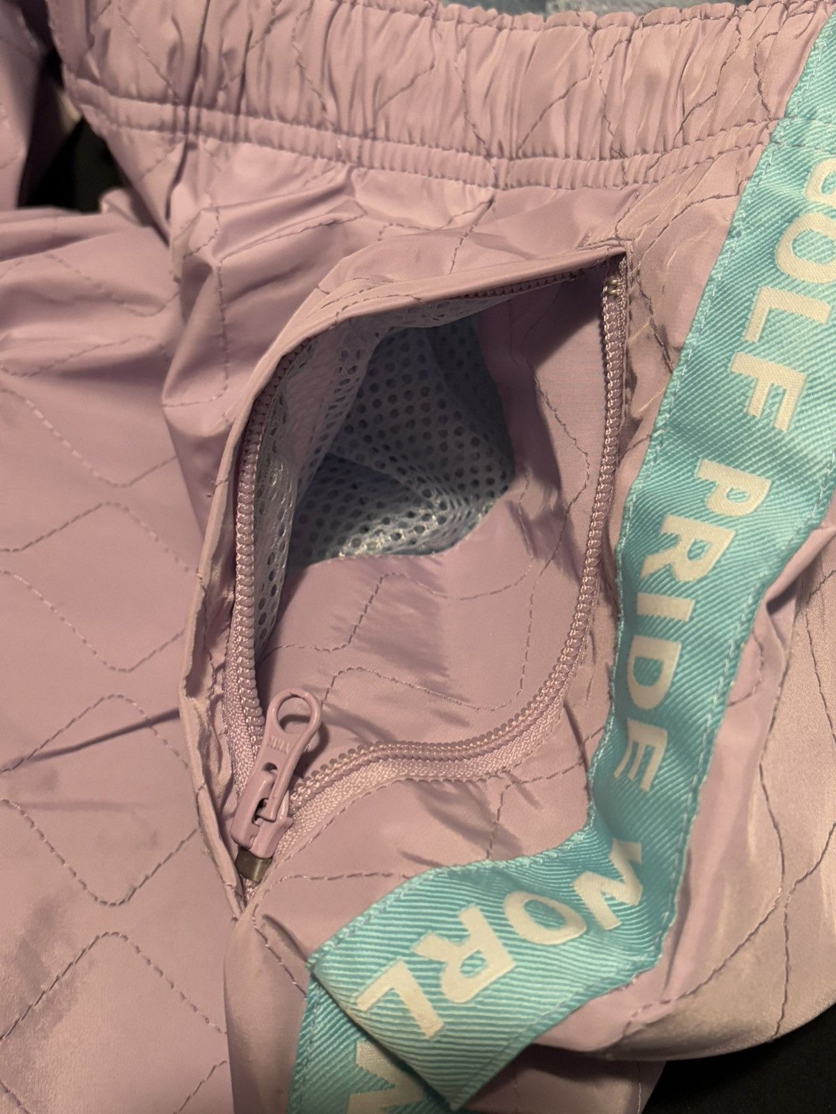 Golf Wang Golf Pride World Wide Purple/Blue Track Pants - Size 32 Size US 32 / EU 48 - 6 Thumbnail