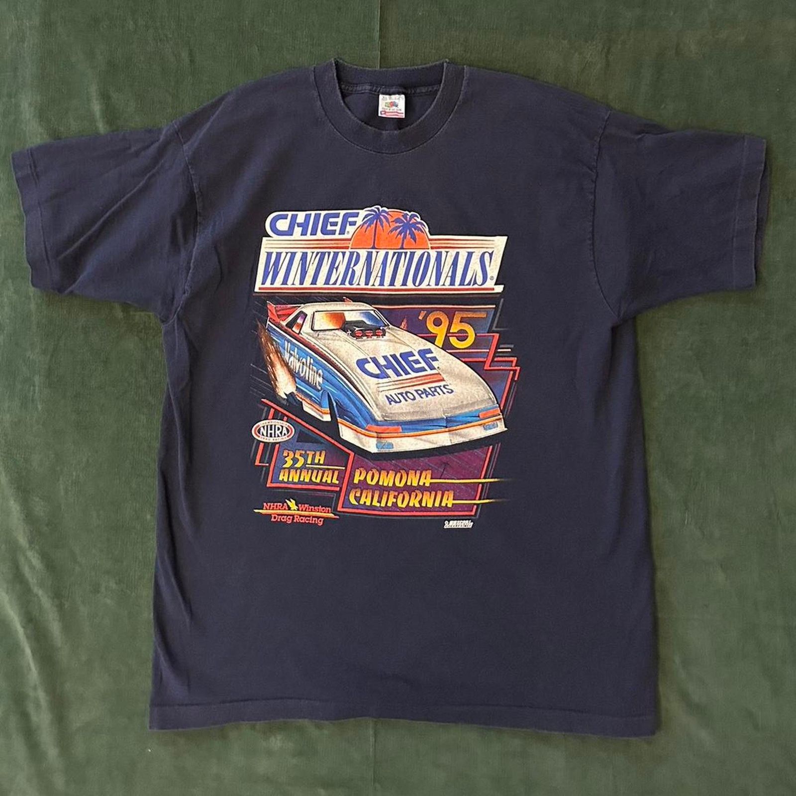 NASCAR 1995 chief nationals nascar tee Size US XL / EU 56 / 4 - 1 Thumbnail