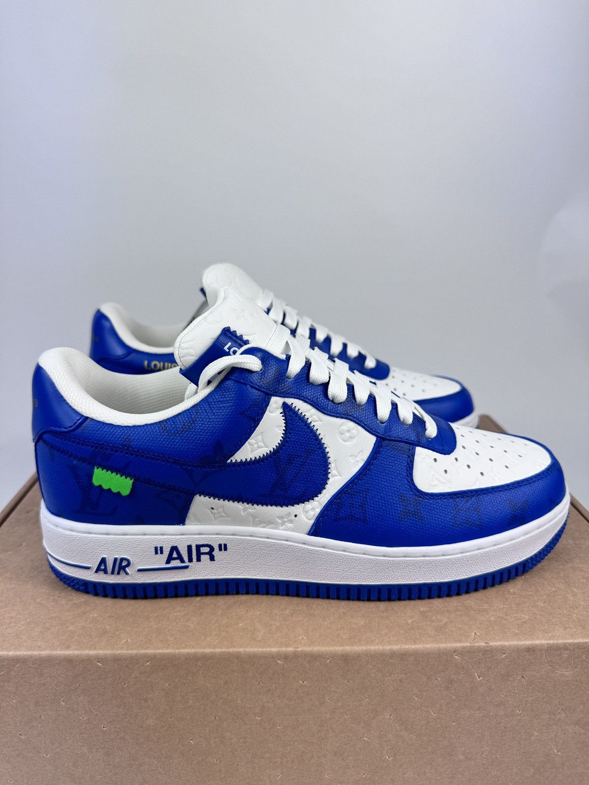 Louis Vuitton Air Forces Blue LOUIS VUITTON LV NIKE AIR FORCE LOW