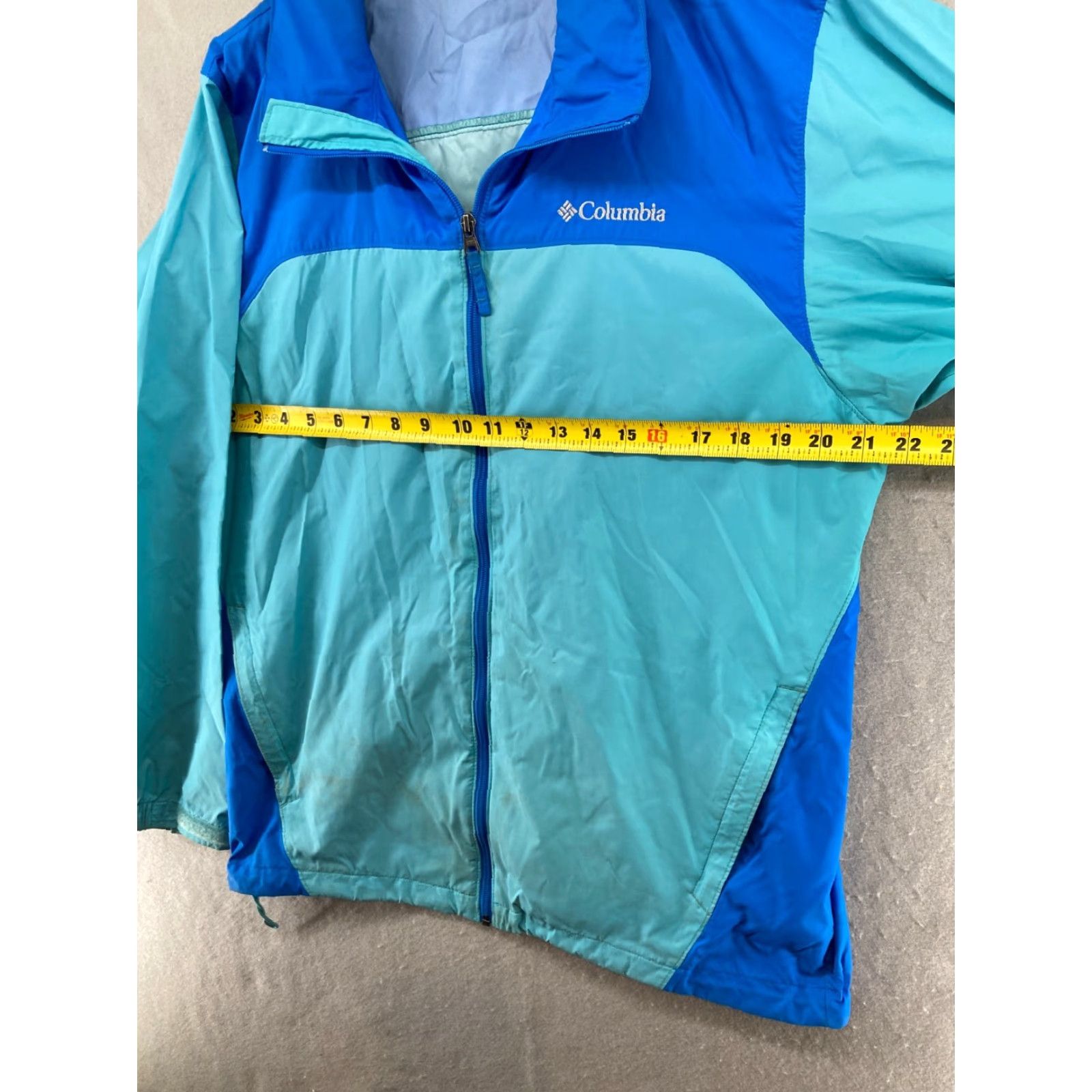 Rains Columbia Rain Jacket Womens M Blue Outdoor Rain Coat Jacket Womens M Colu mbia? Size M / US 6-8 / IT 42-44 - 2 Thumbnail