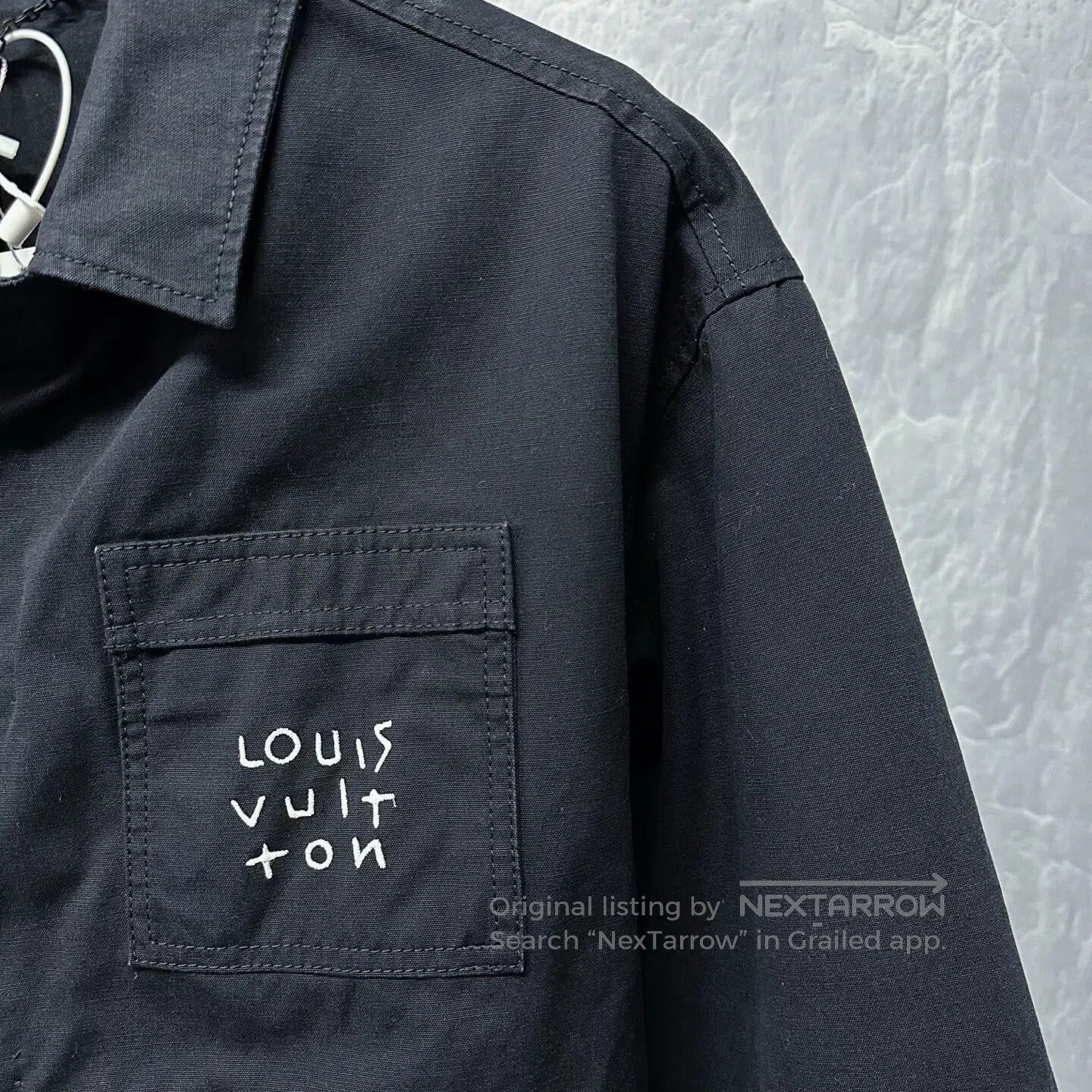 Louis Vuitton louis vuitton embroidered logo denim jacket. Size US L / EU 52-54 / 3 - 3 Thumbnail