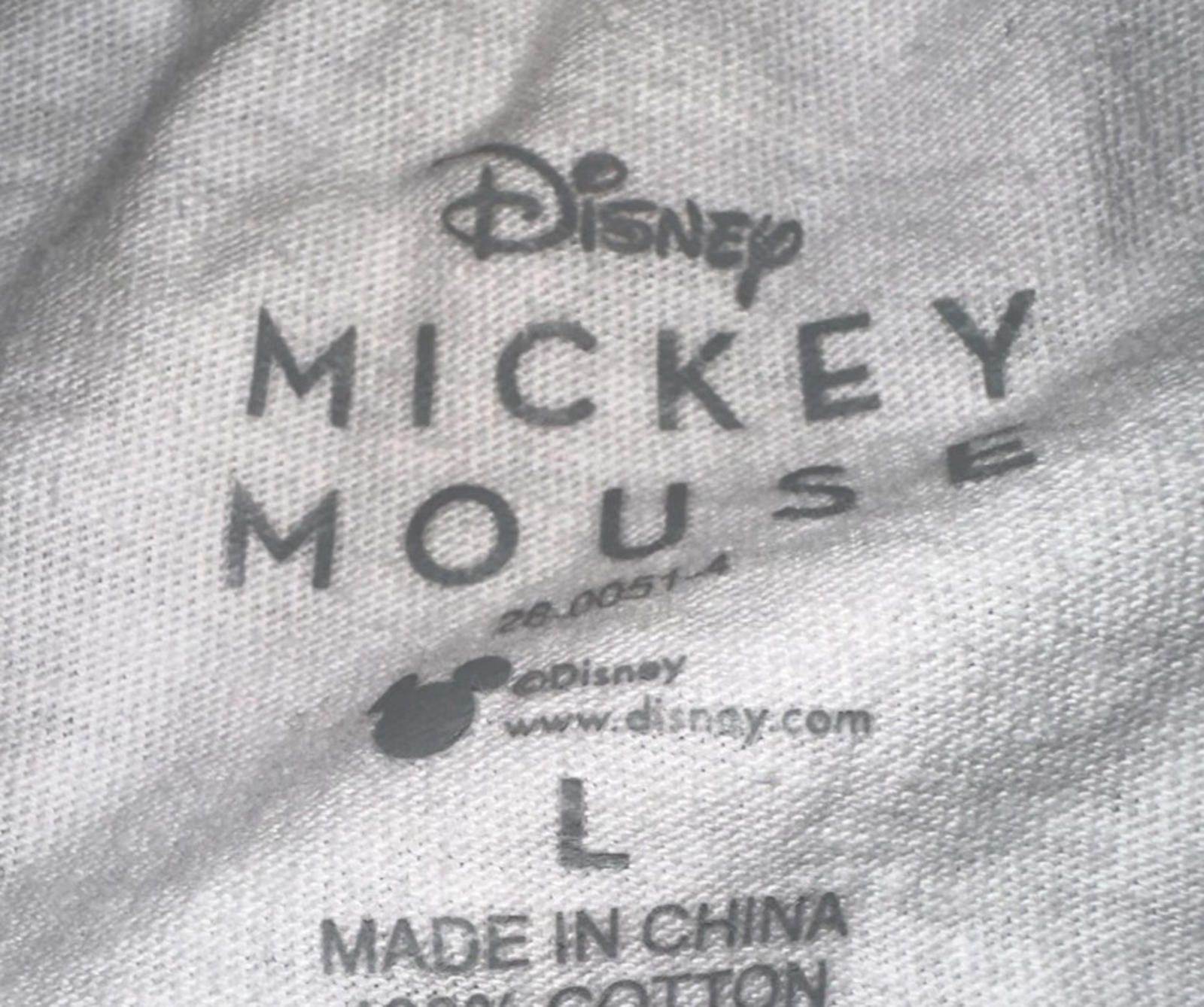 Disney Vintage Style Mickey Tee Large-Long Sleeve Size L / US 10 / IT 46 - 5 Thumbnail
