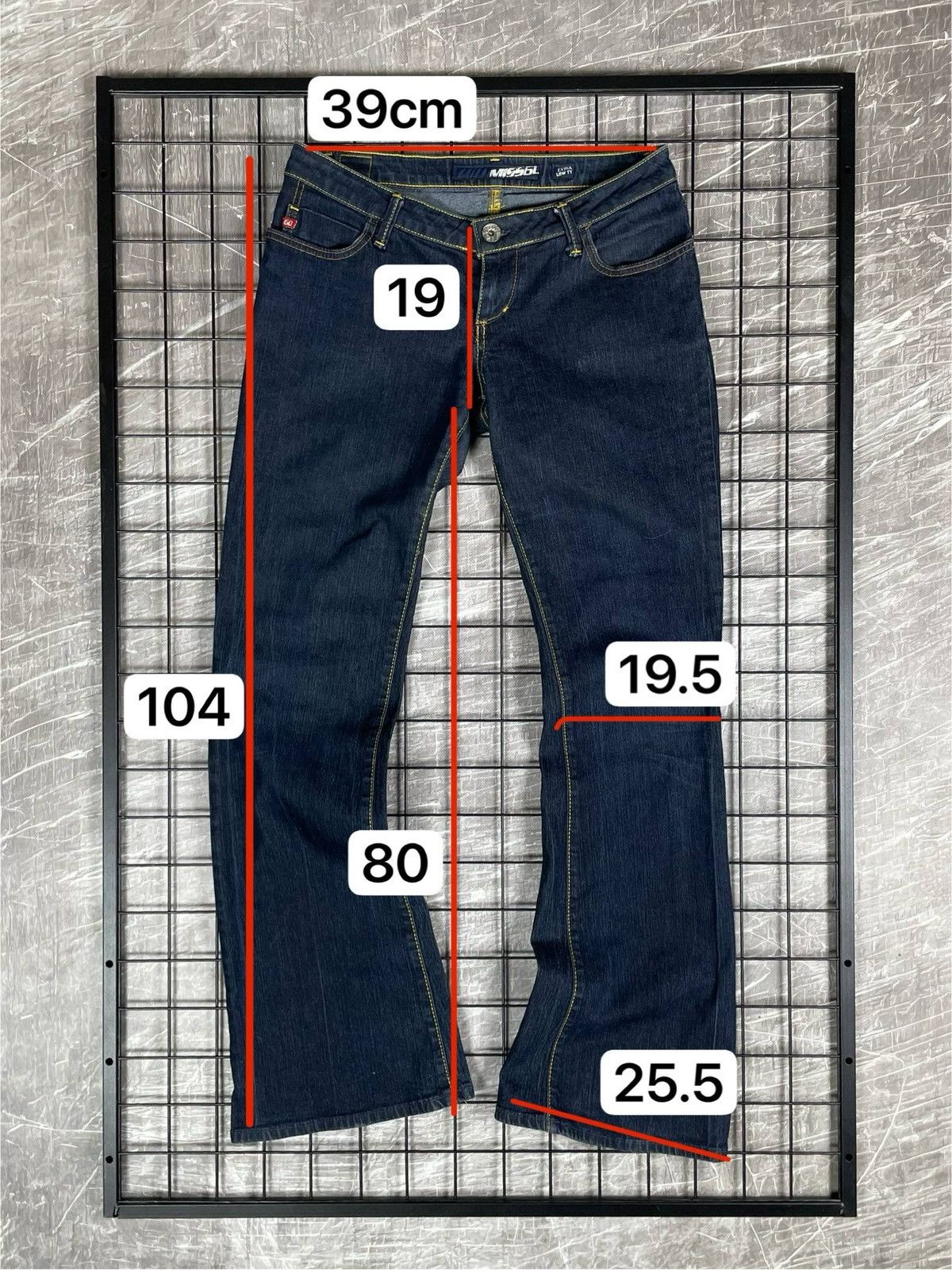 Miss Sixty Miss Sixty Y2K Flared Low Rise Jeans Retro 2000s Boho Style Size 30" / US 8 / IT 44 - 11 Thumbnail