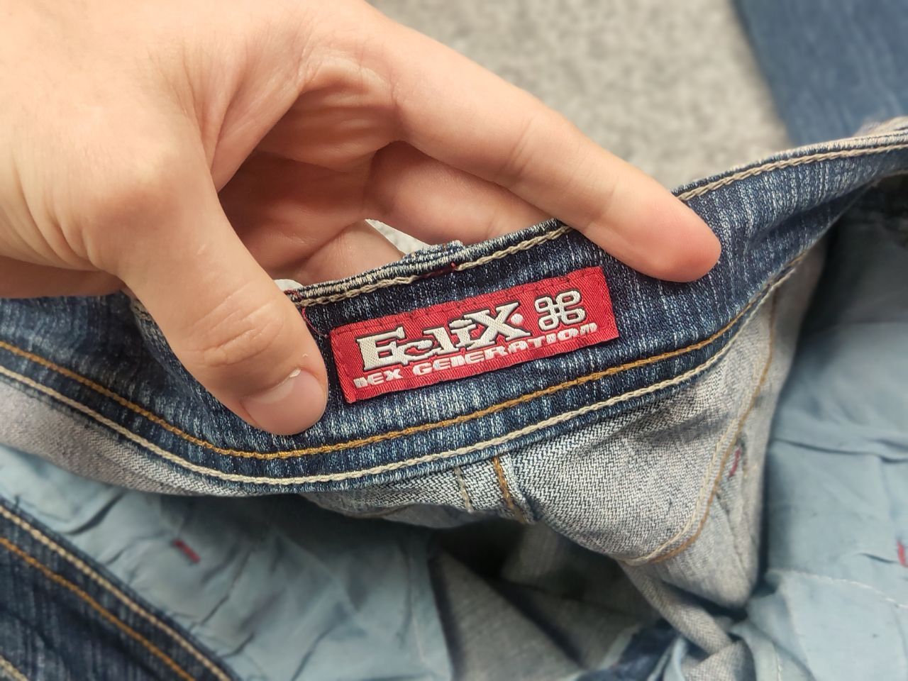 Le Grande Bleu (L.G.B.) Vintage Eclix le Grand Bleu Y2K Flared Jeans hysteric Size US 34 / EU 50 - 15 Thumbnail