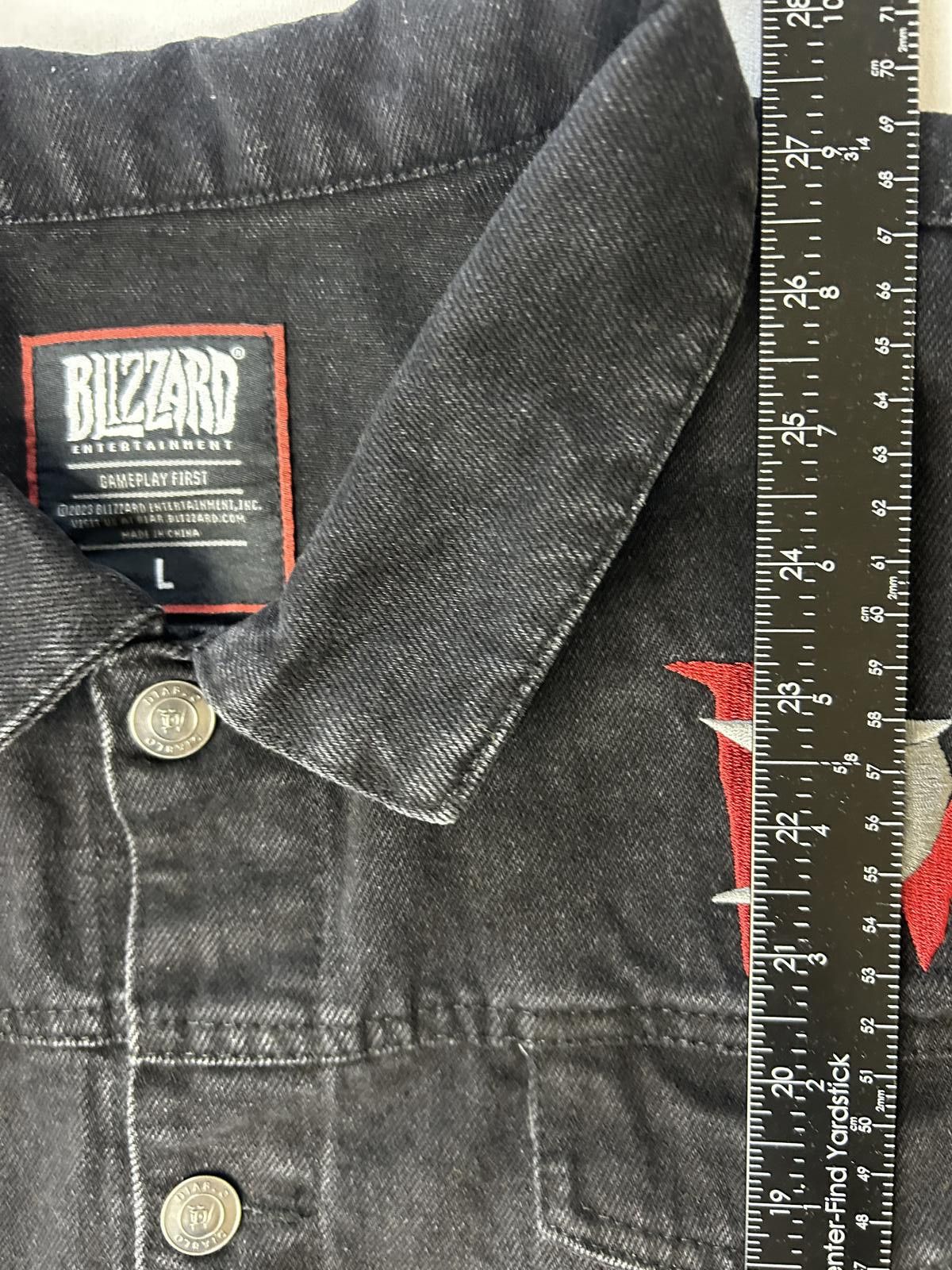 Other Diablo IV 4 Black Denim Jacket Mens Large Sold Out 2023 NWT Size US L / EU 52-54 / 3 - 4 Thumbnail