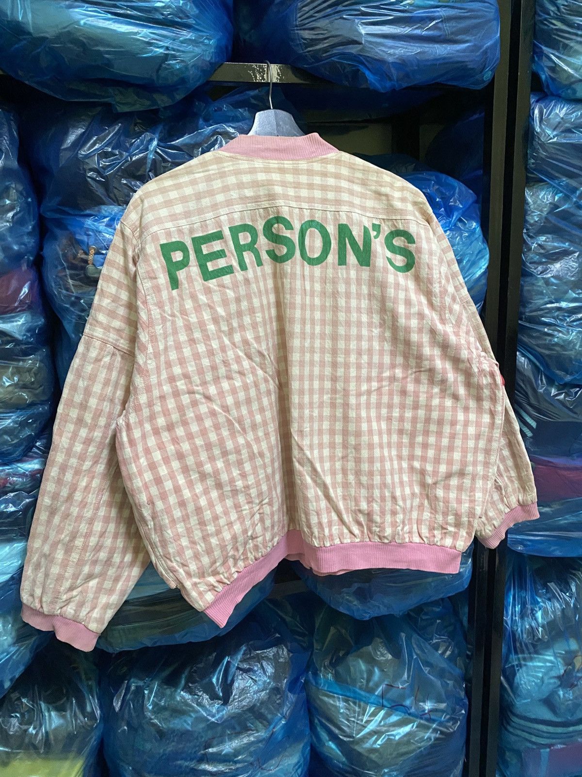 PERSON'S VINTAGE 80S PERSON CHECKER AVANT GARDE JACKET Size US L / EU 52-54 / 3 - 9 Thumbnail