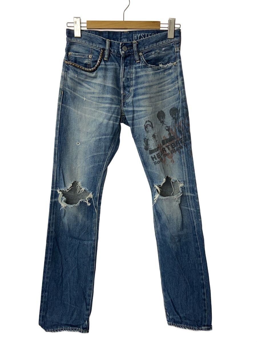 Hysteric Glamour Printed Distressed Denim Jeans Size US 28 / EU 44 - 1 Thumbnail