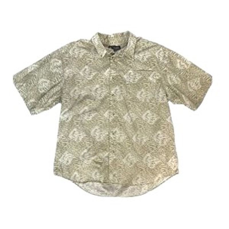 Columbia Columbia Tan Beige Fish Print Button Down Shirt Large Size US L / EU 52-54 / 3 - 1 Thumbnail