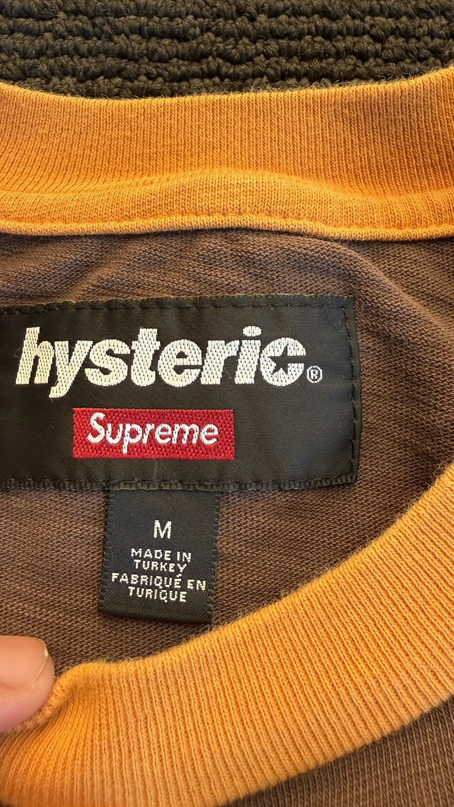 Hysteric Glamour × Supreme Supreme hysteric glamour 69 Football top (Light orange) (M) Size US M / EU 48-50 / 2 - 3 Thumbnail