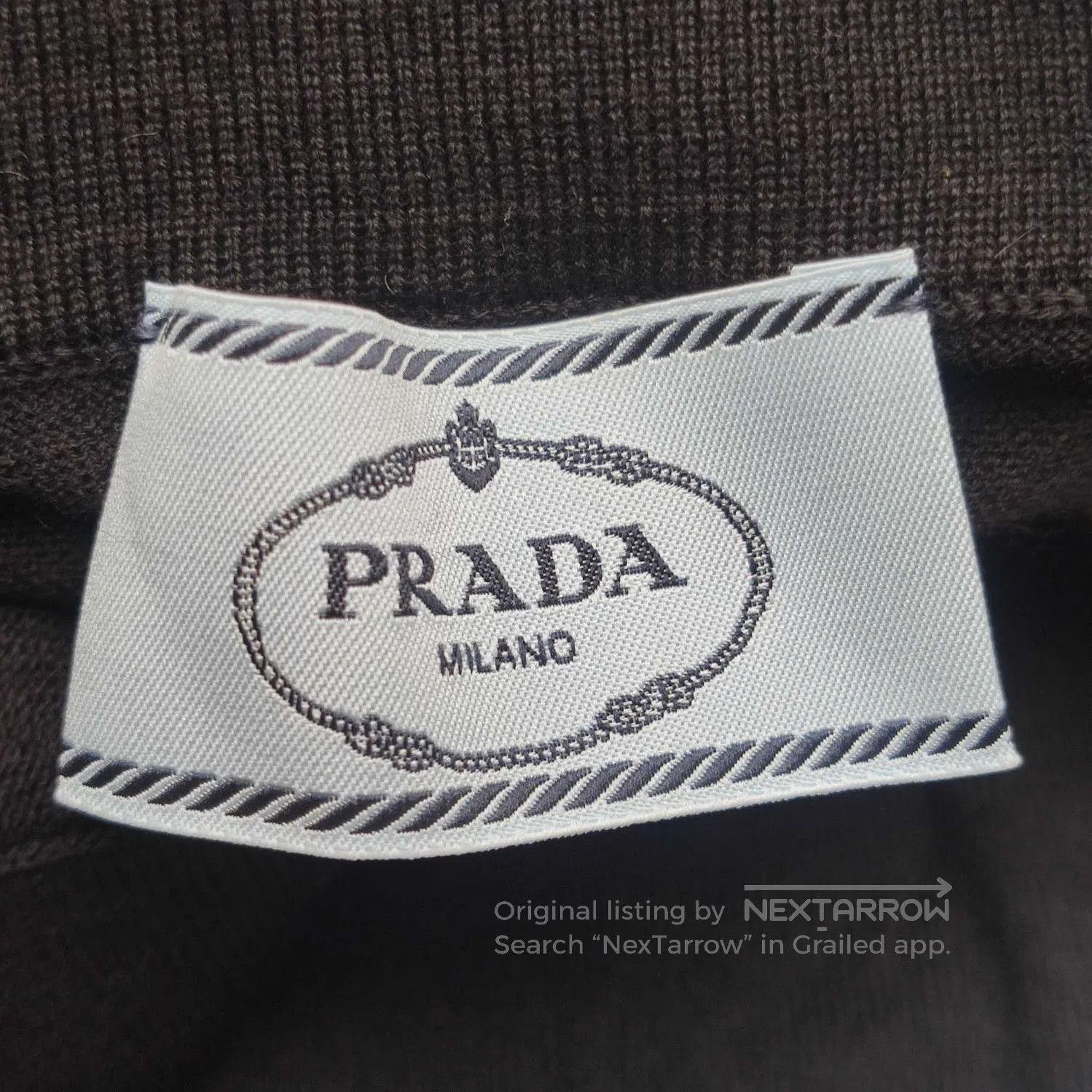 Prada Prada Black Wool Polo Neck Sweater . Size L / US 10 / IT 46 - 5 Thumbnail