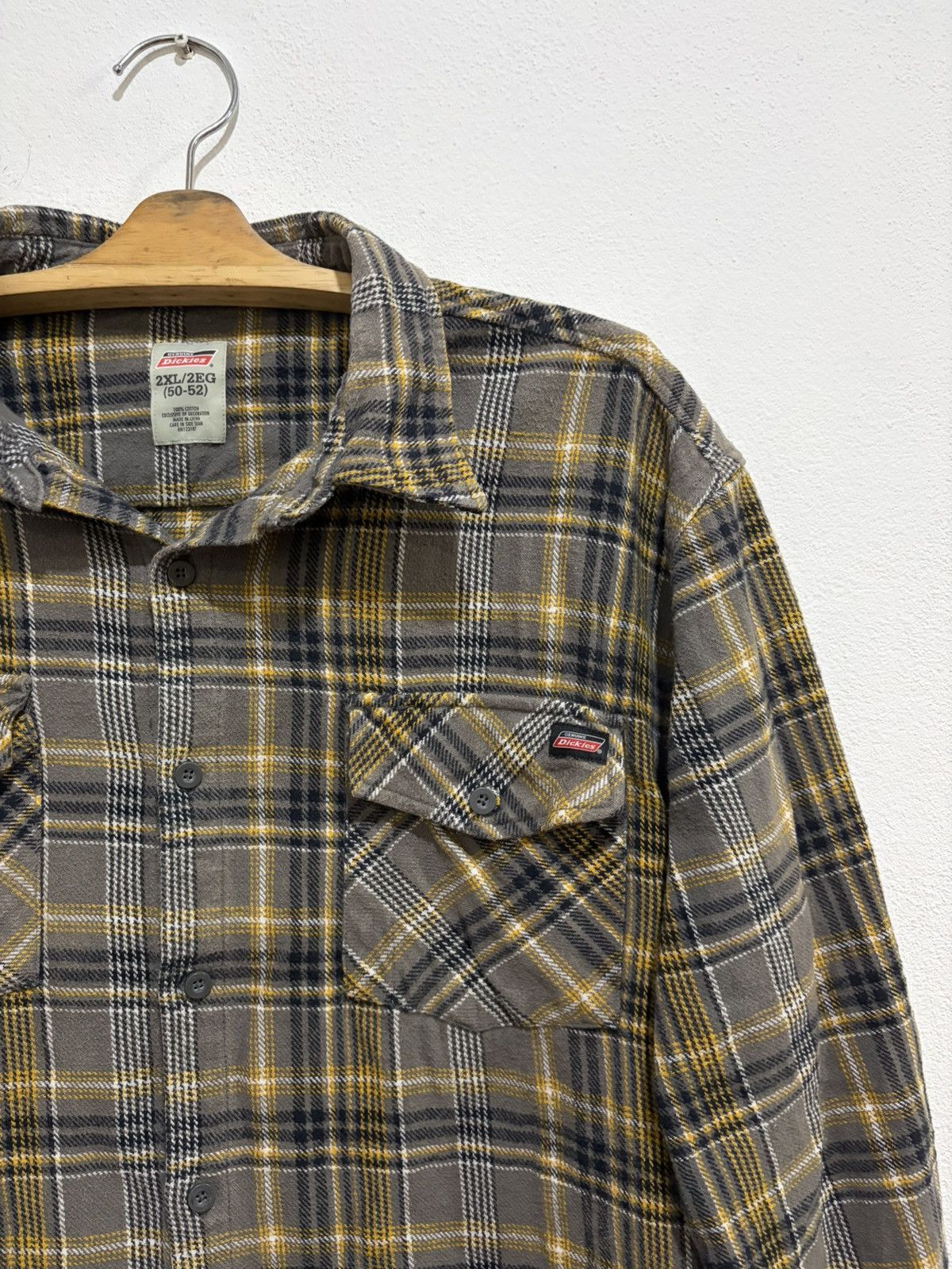 Dickies Dickies yellow and grey l shirt Size US XXL / EU 58 / 5 - 1 Thumbnail