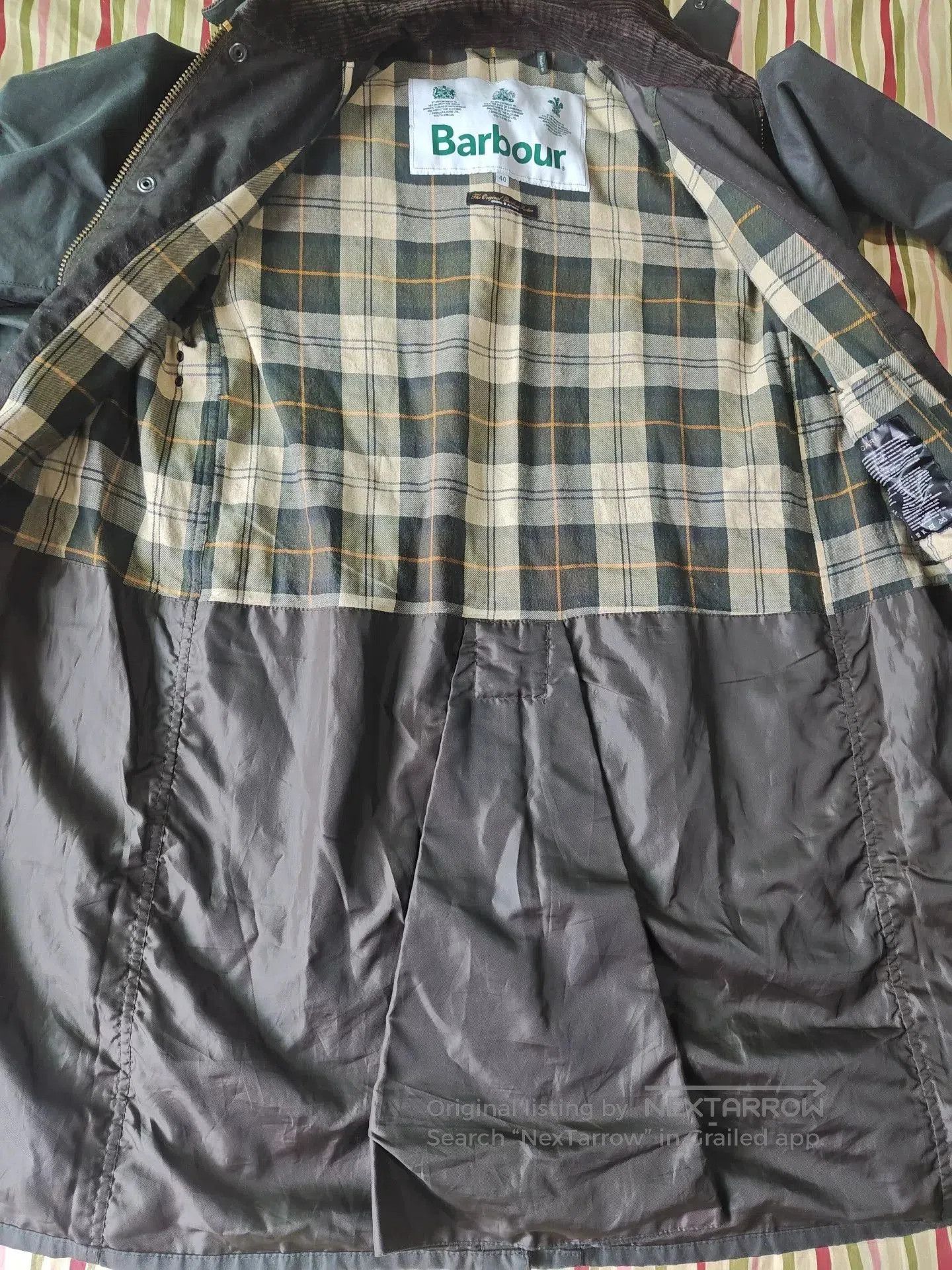 Barbour Barbour Burghley Unisex Waxed Jacket. Size US XXS / EU 40 - 8 Thumbnail