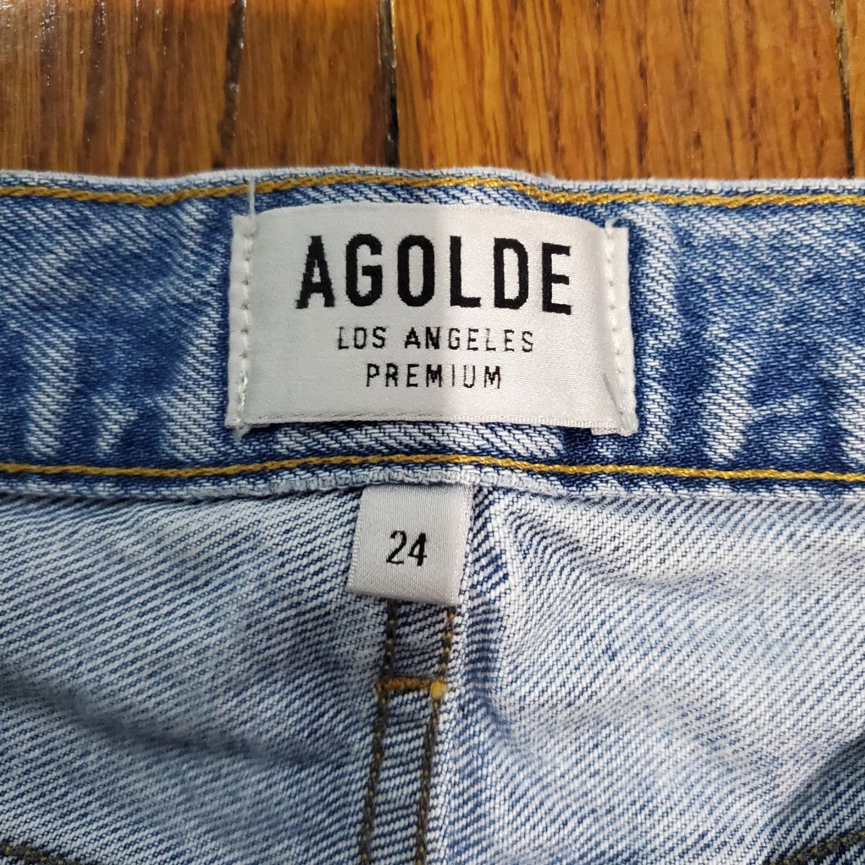 Agolde AGOLDE Parker Vintage Jean Shorts Women Size 24 Denim Cut Offs Frayed-Hem Size 42" / US 20 - 5 Thumbnail