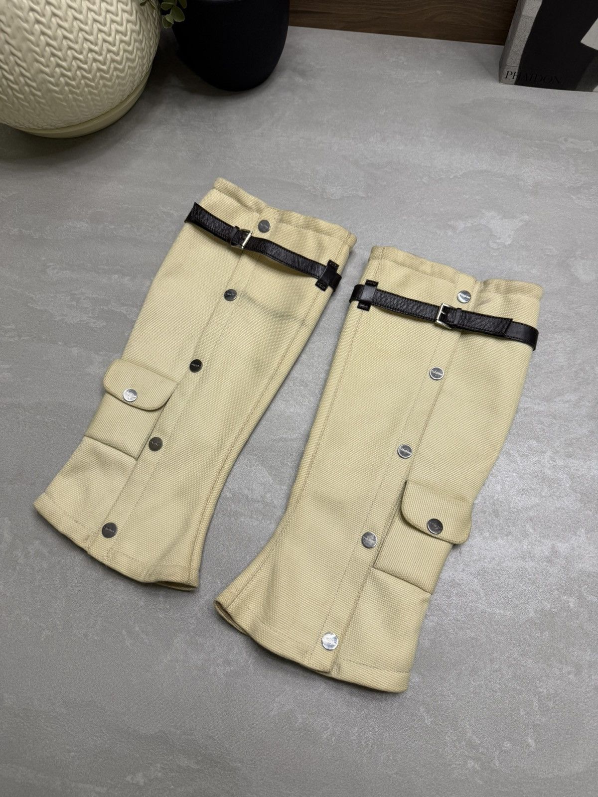 Max Mara S Max Mara beige gaiters leggings size M Size ONE SIZE - 2 Thumbnail