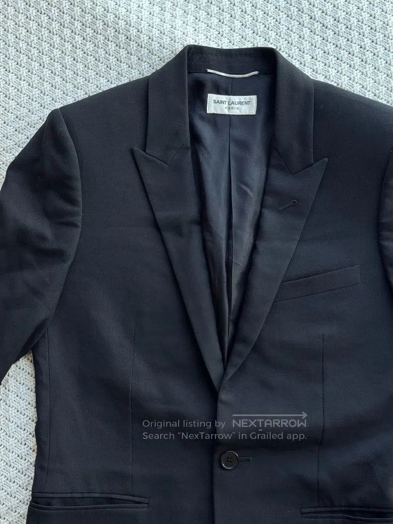 Saint Laurent Paris YSL Black Formal Blazer Jacket. Size US L / EU 52-54 / 3 - 2 Thumbnail