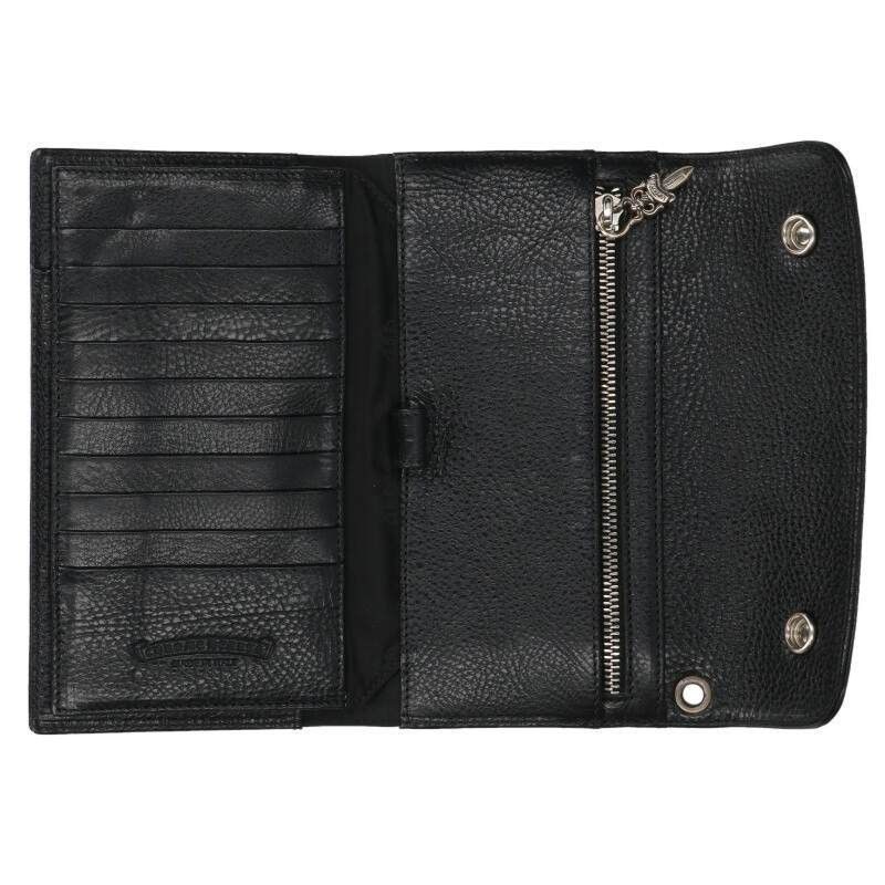Chrome Hearts Chrome Hearts Wave Cross Ball Leather Wallet Size ONE SIZE - 3 Thumbnail