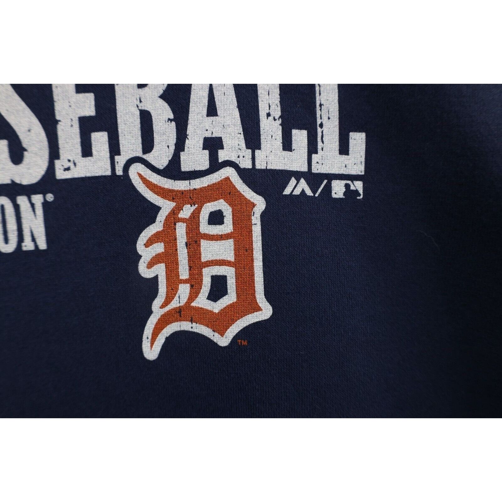 Majestic × Vintage Vintage Majestic Faded Detroit Tigers Baseball Hoodie Size US XXL / EU 58 / 5 - 6 Thumbnail