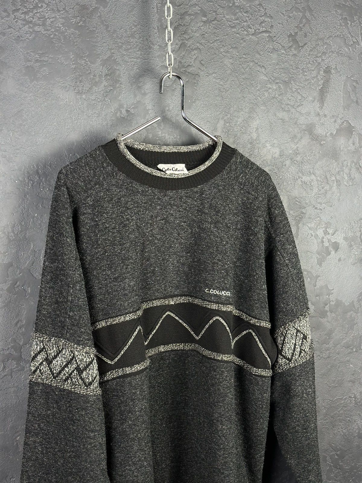 Carlo Colucci × Vintage Vintage rare 90s Carlo Colucci Sweater Size US L / EU 52-54 / 3 - 2 Thumbnail