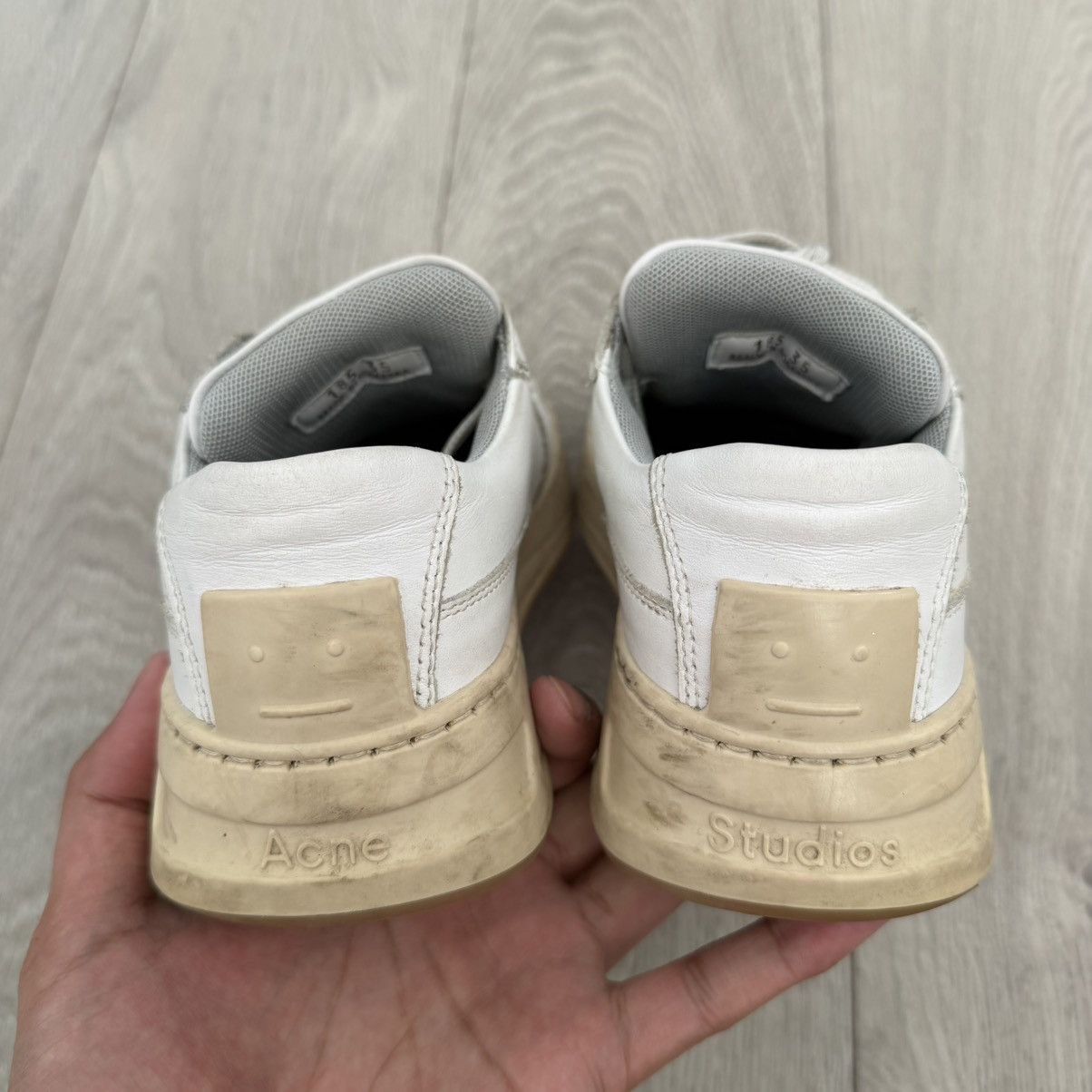 Acne Studios FW20 "Perey" White Lace Sneakers US Women’s 5 / EU 35 Size US 5 / IT 35 - 5 Thumbnail