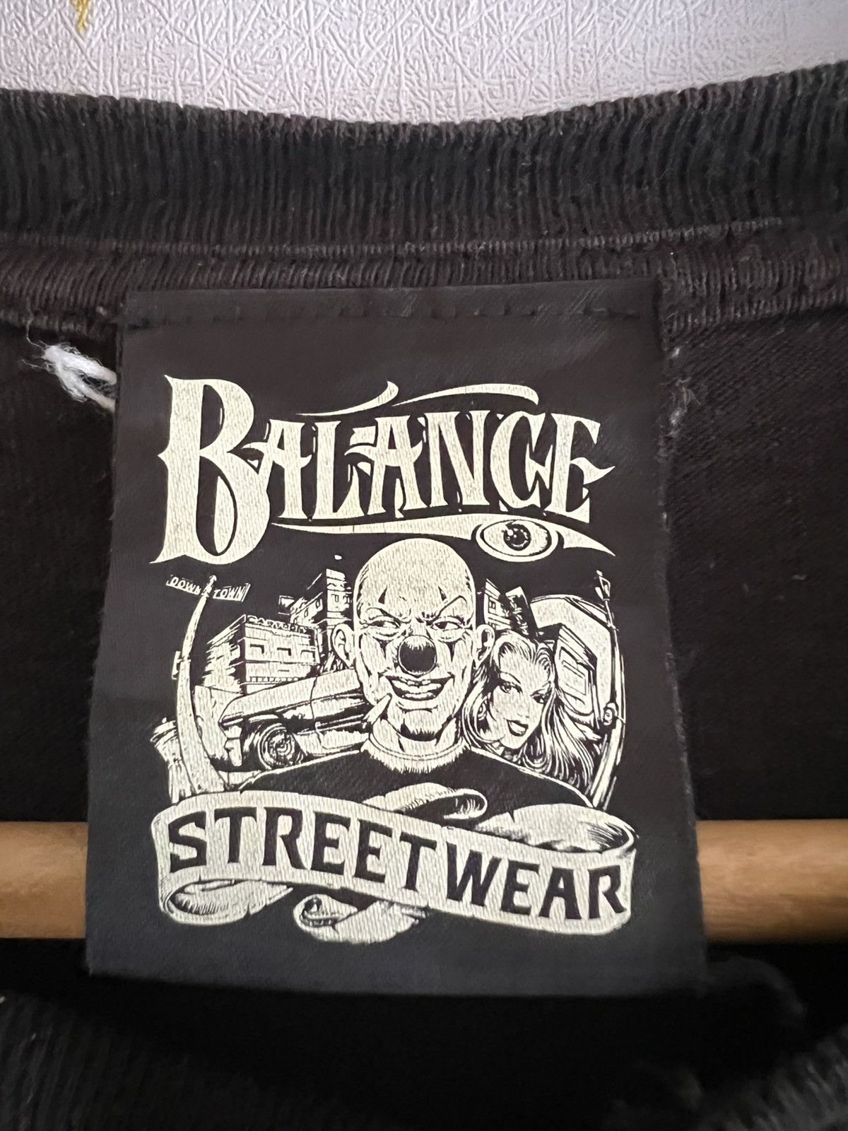 Japanese Brand Balance Streetwear Tee – Underground Vintage Graphic Shirt Size US M / EU 48-50 / 2 - 8 Thumbnail