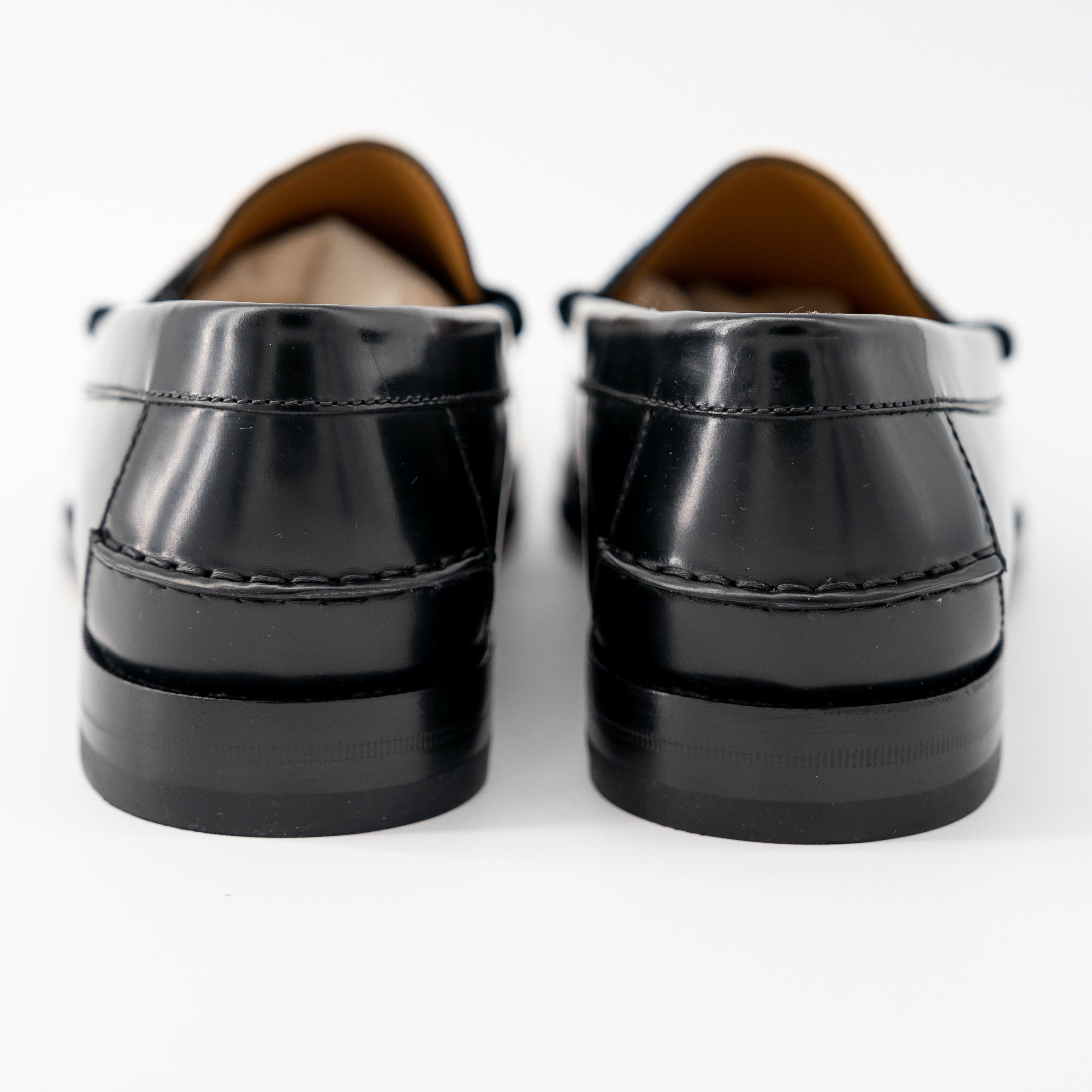 Gucci size 12.5G 13 US Gucci GG Loafer Tassel Black Leather Canvas Size US 13 / EU 46 - 4 Thumbnail