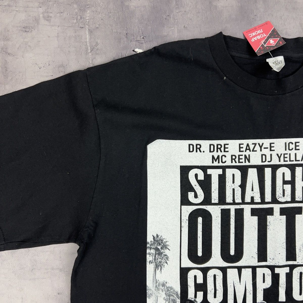 Band Tees Rare! N.W.A Straight Outta Compton Vintage Ice Cube Tee Size US XL / EU 56 / 4 - 4 Thumbnail