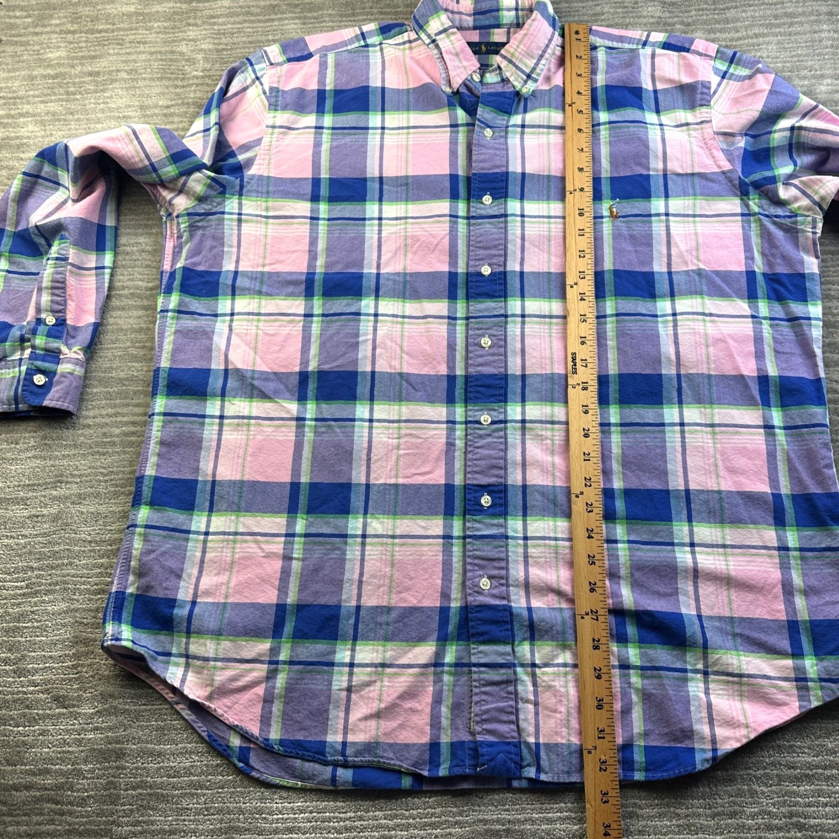 Ralph Lauren Ralph Lauren Shirt Mens XLT Extra Large Tall Pink Flesh Pony Button Up Size US XL / EU 56 / 4 - 7 Thumbnail